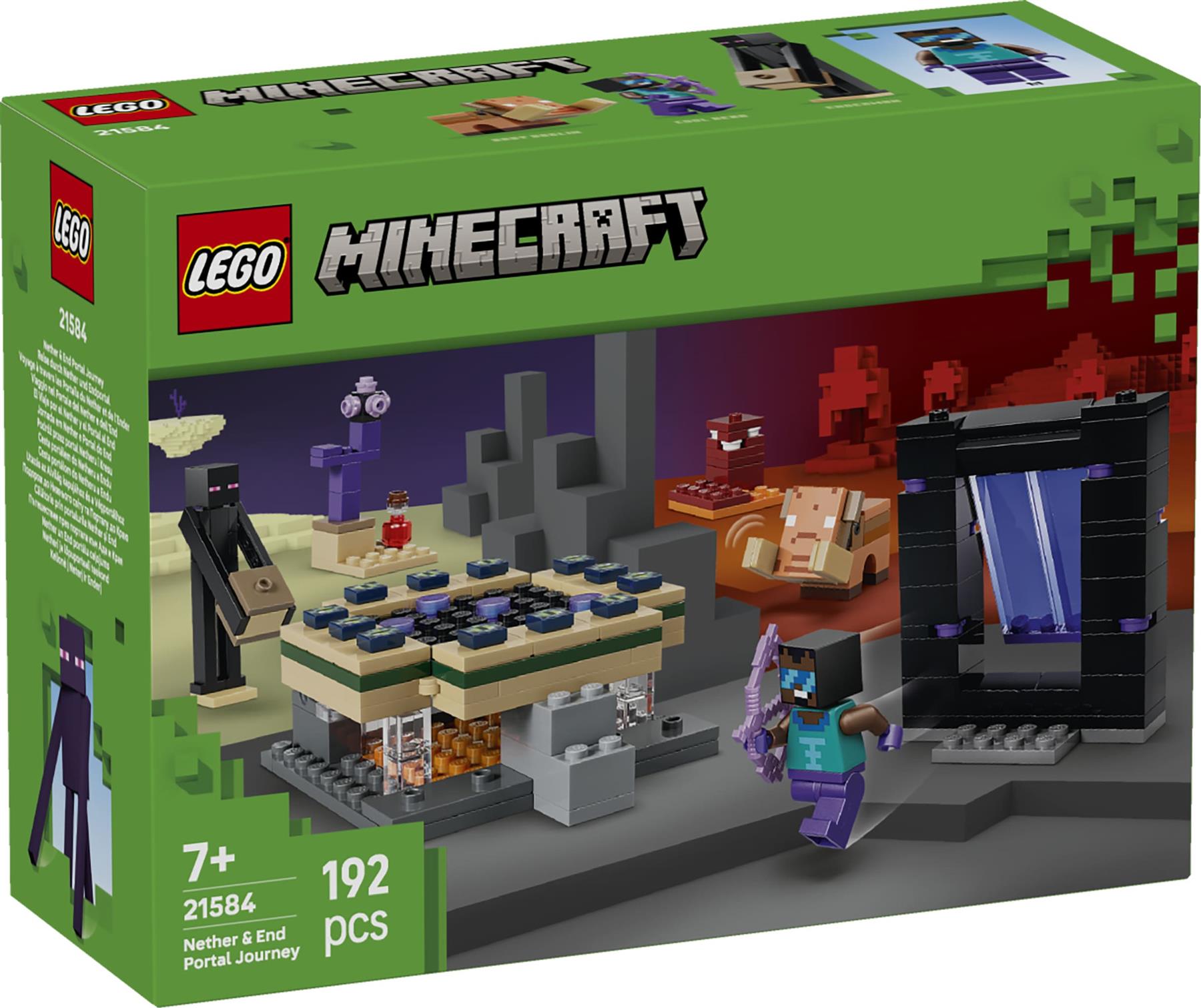 LEGO Minecraft Nether & End Portal Journey 21584