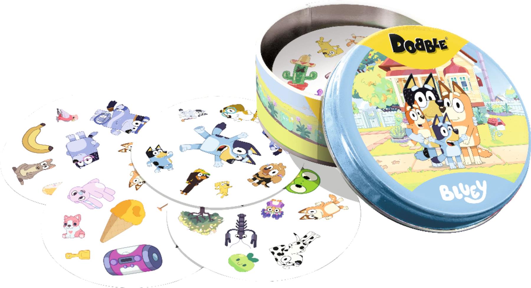 Bluey Dobble Spot The Match Card Game