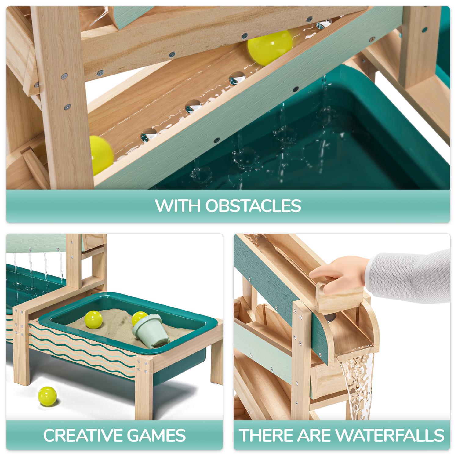 Topbright Wooden Water Track