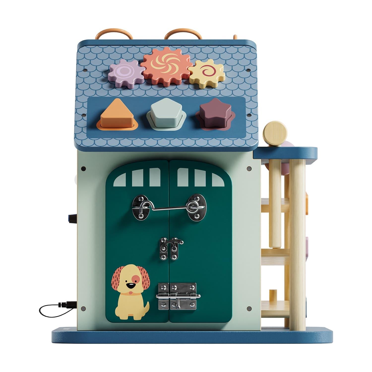Topbright Wooden Activity House 12in1