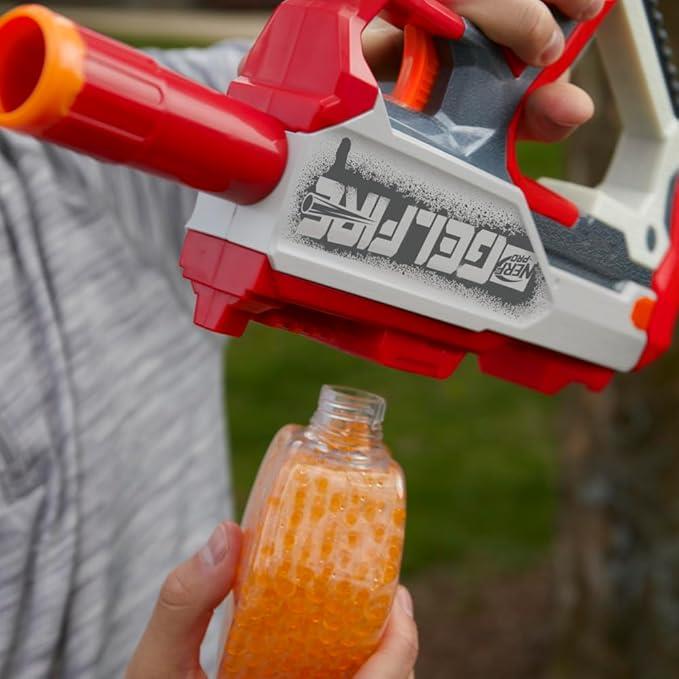 Nerf Pro Gelfire Mythic Full Auto Blaster and 10,000 Gelfire Rounds