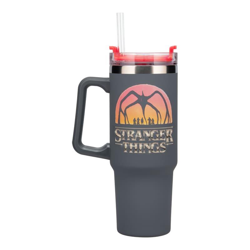 Stranger Things 5 900ml Insulated Cup and Straw
