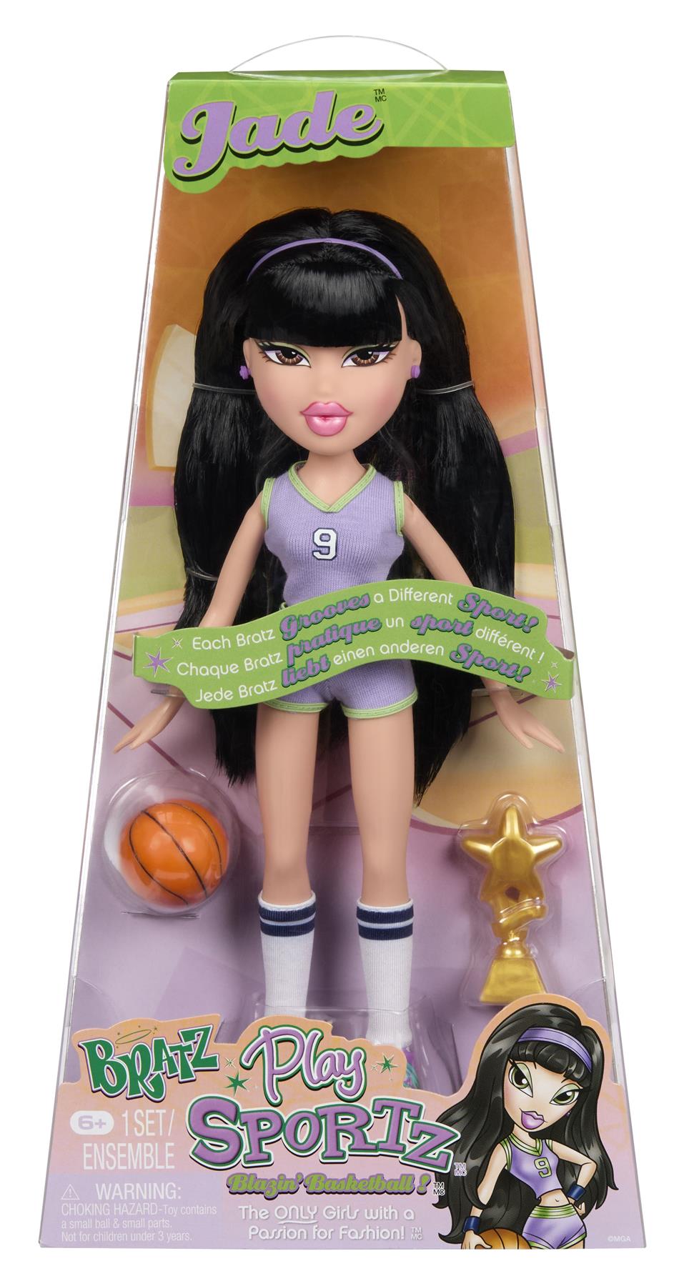 Bratz Play Sportz Doll Jade - Basketball
