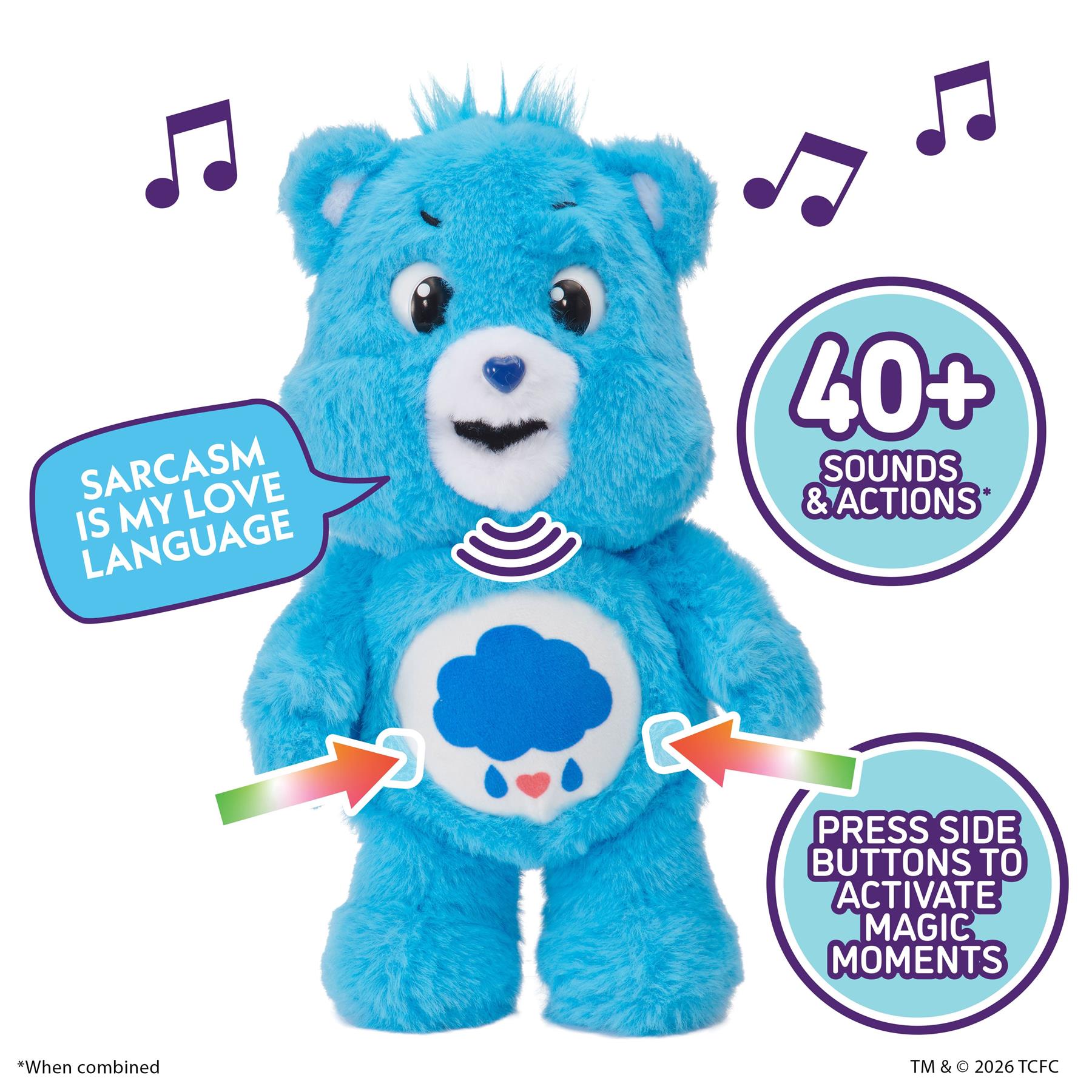 Care Bears Grumpy Palm Puppetronic Plush