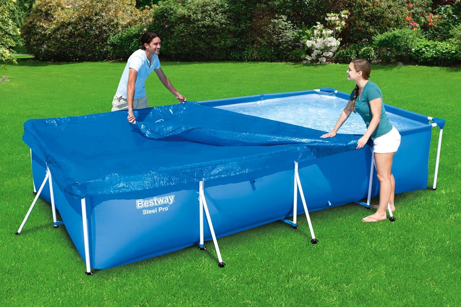 Bestway Rectangle Above Ground Pool Cover 13ft x 7ft