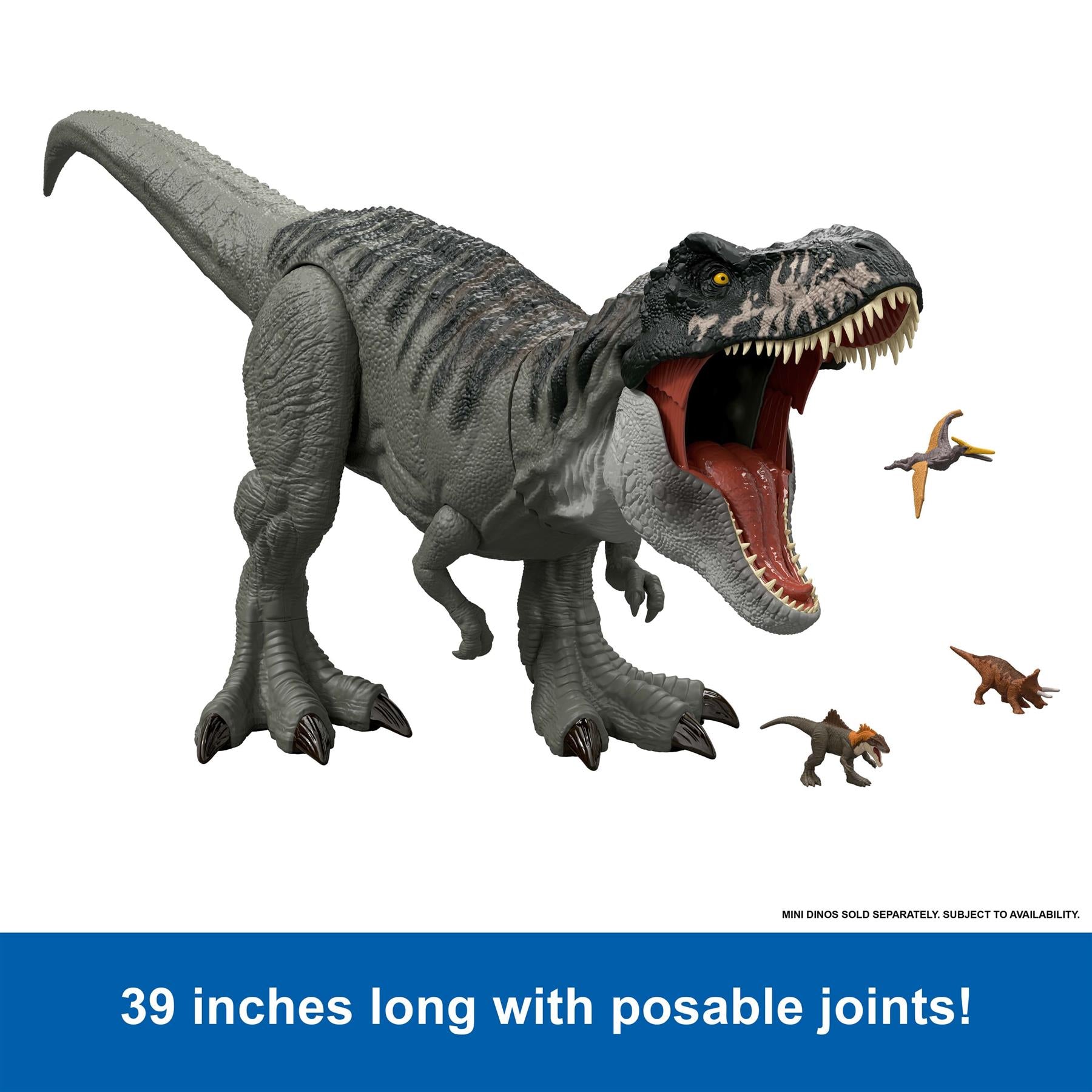 Jurassic World Rebirth Super Colossal Tyrannosaurus Rex Dinosaur Figure