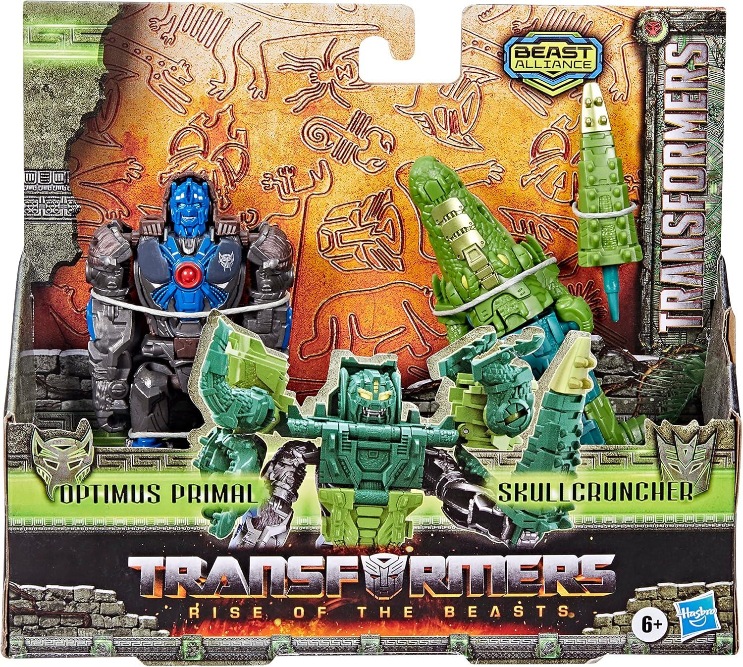 Transformers: Rise of the Beasts Beast Alliance 2-Pack Optimus Prime - Skull Cruncher