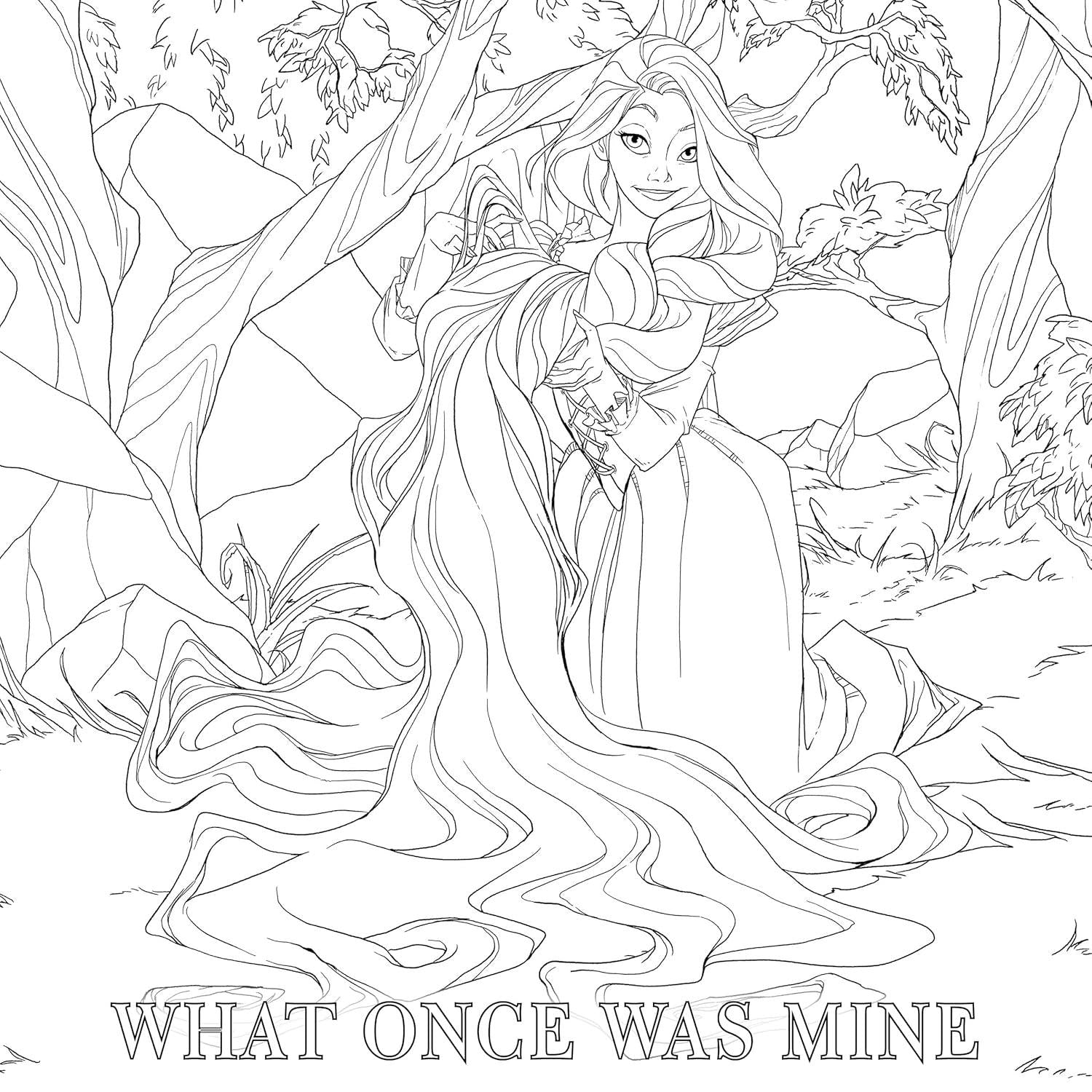 Colourmania Disney Twisted Tales Colouring Book & Pencil Set