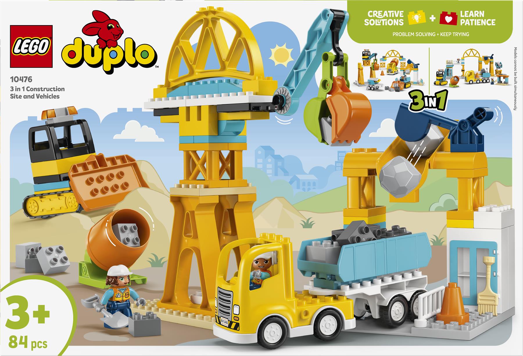 LEGO 3 in 1 Construction Site & Vehicles 10476