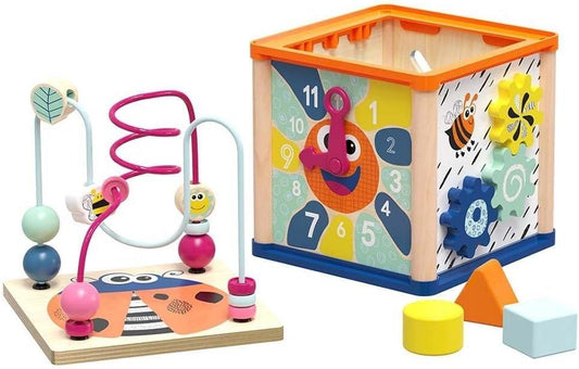 Topbright Wooden Activity Cube