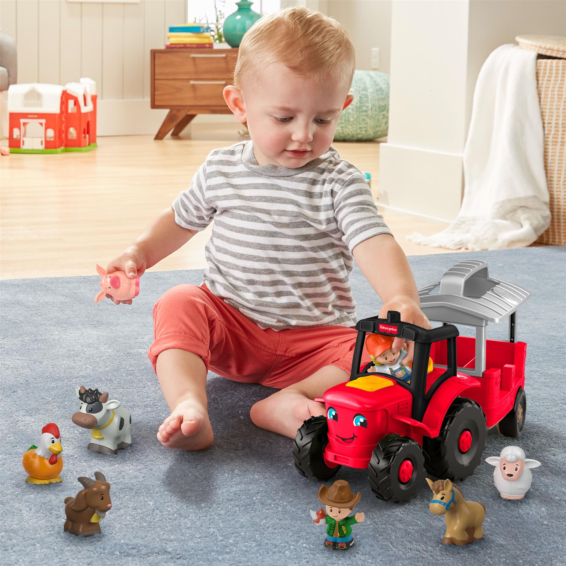 Fisher- Price Little People Caring For Animals Tractor Set