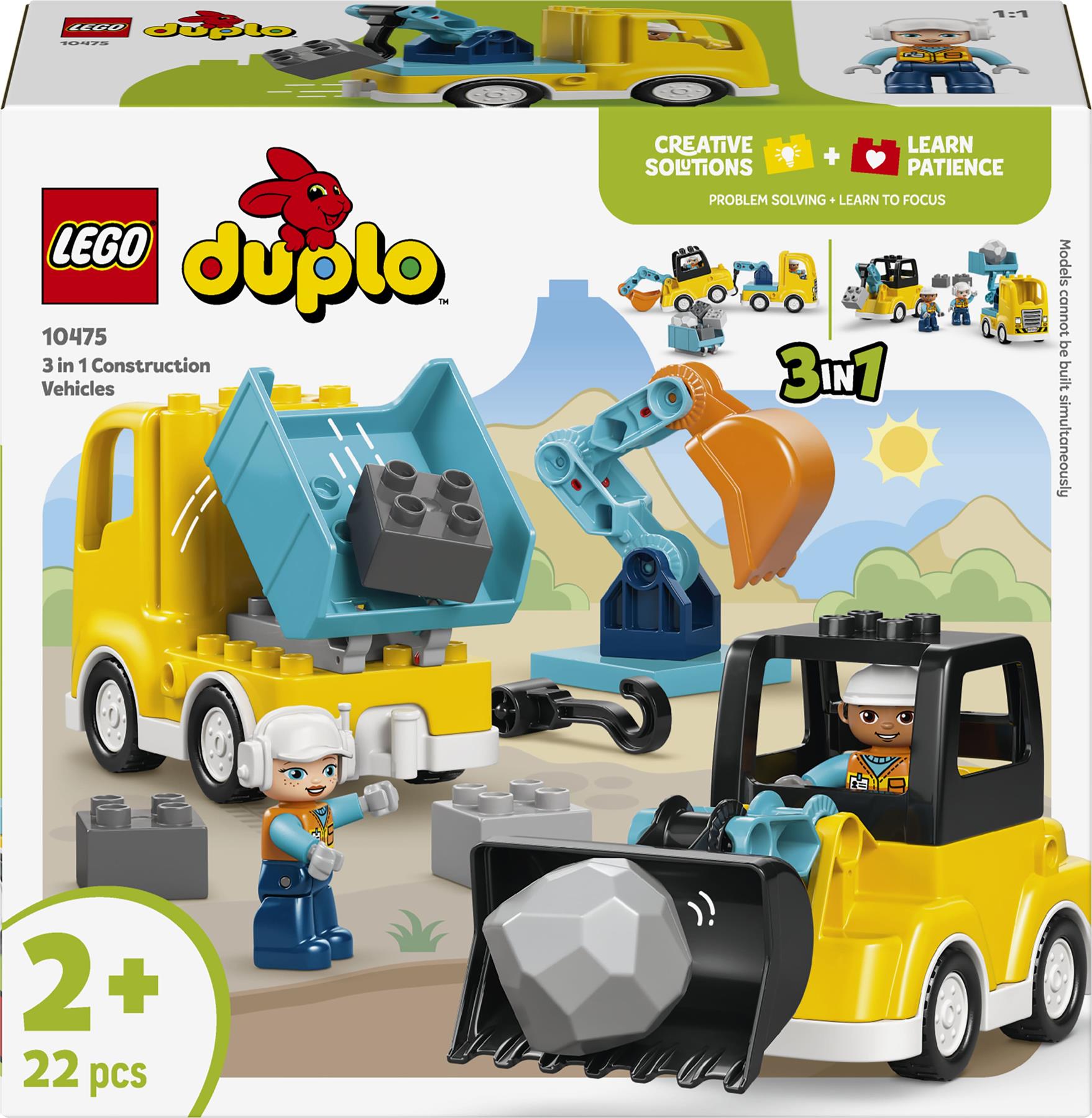 LEGO 3 in 1 Construction Vehicles 10475