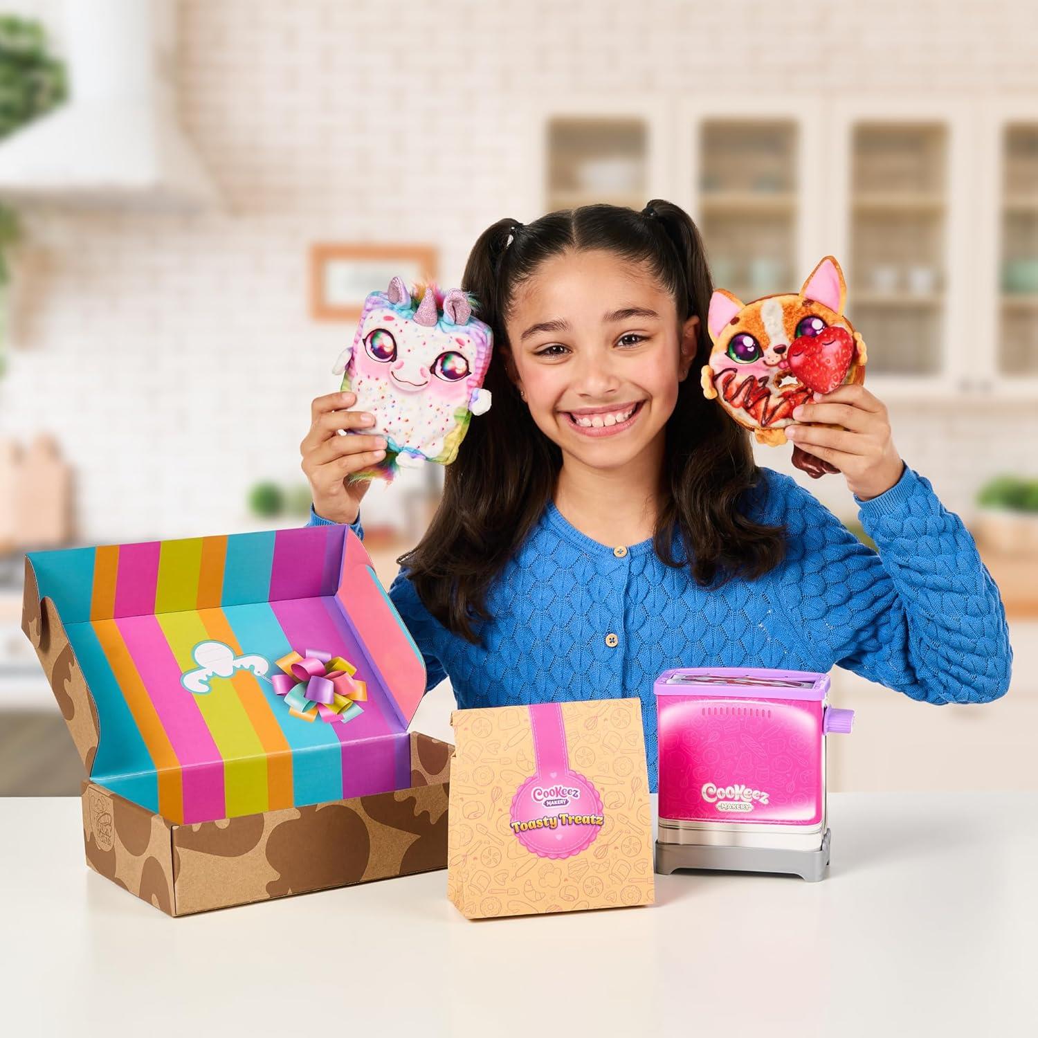 Cookeez Makery Toasty Treatz Toaster Twin Pack With Scented Plush