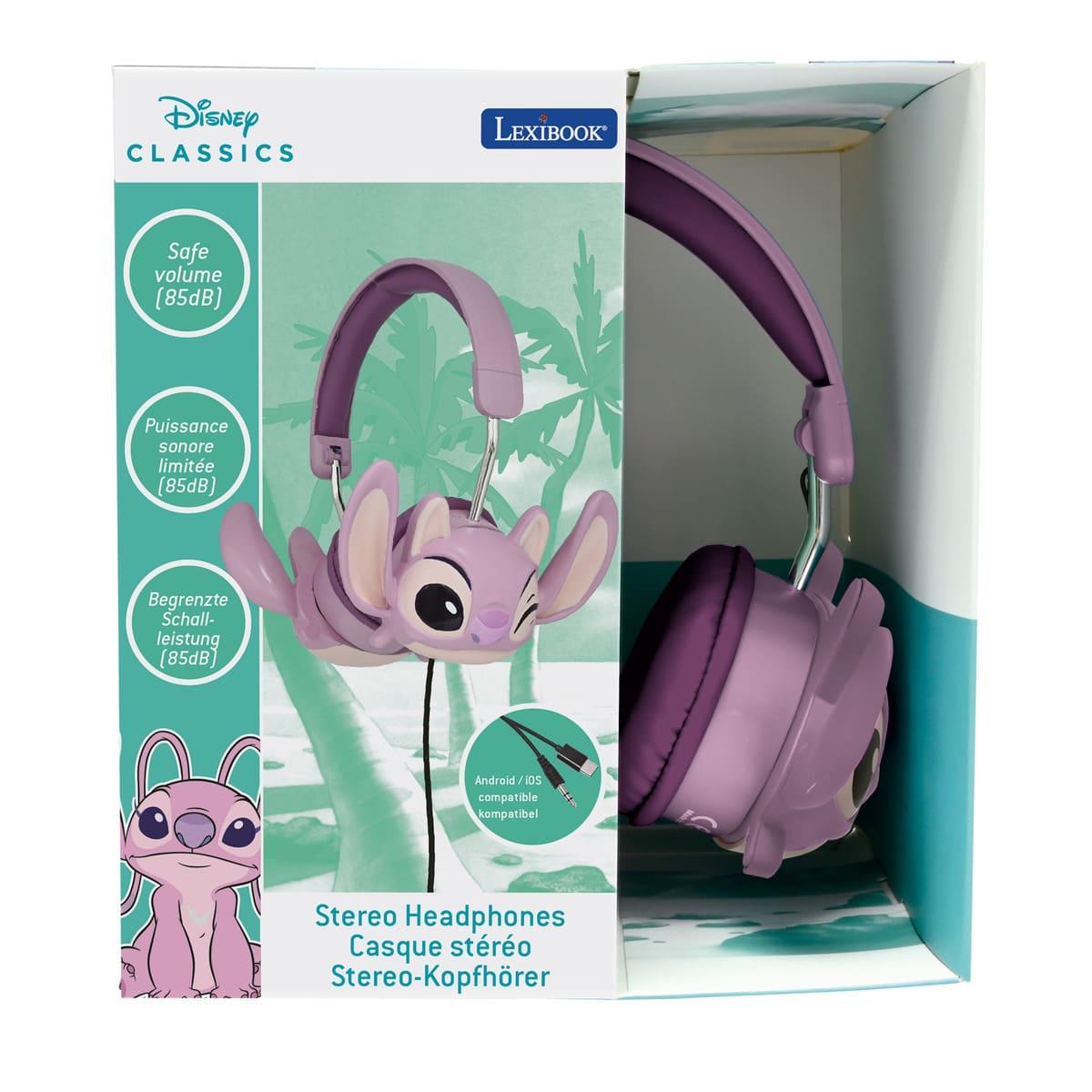 Disney Stitch Angel Wired Foldable Headphone