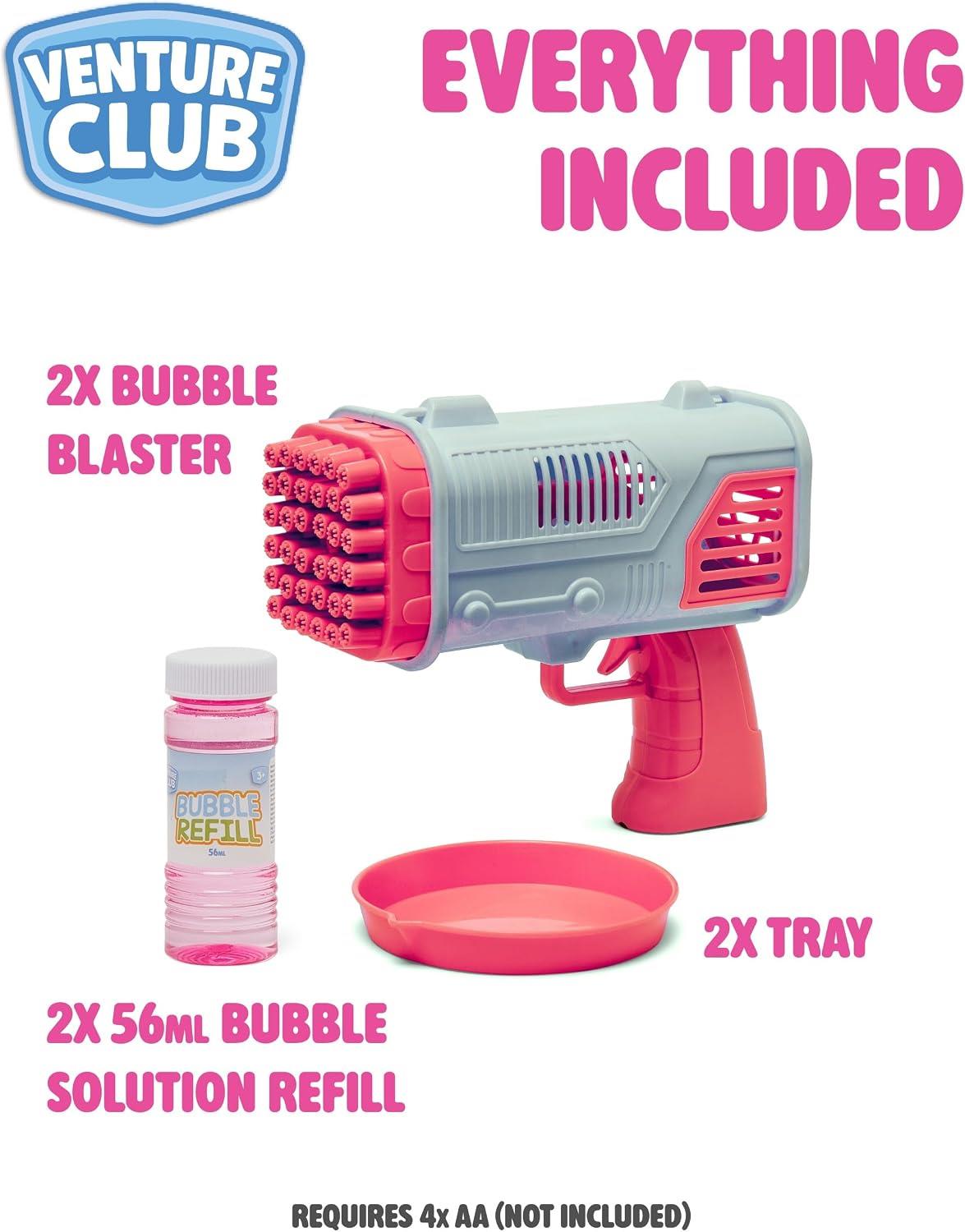 Venture Club Bubble Blaster - 2 Pack - Pink