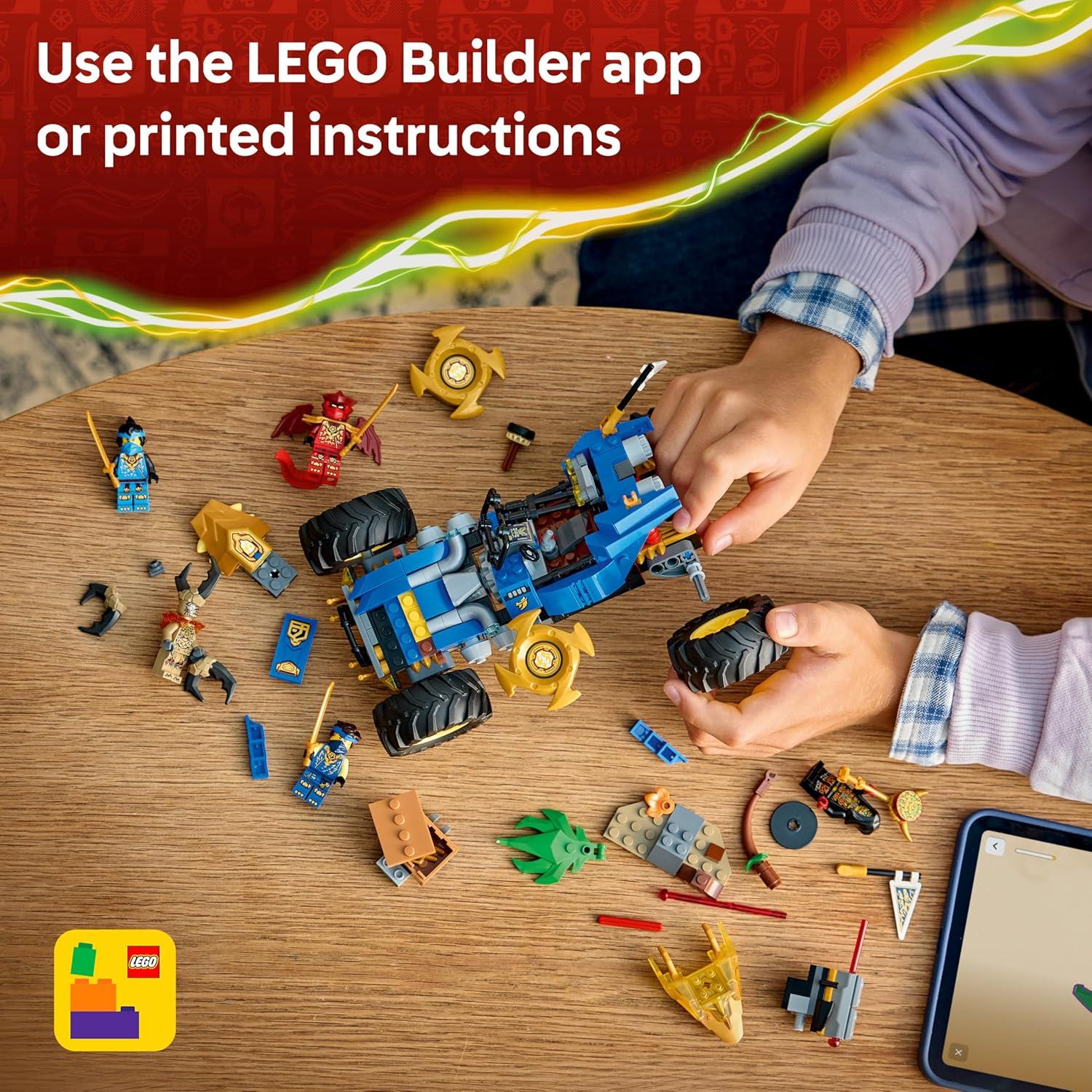 LEGO Ninjago Dragons Rising Jay's Transforming Car 71856