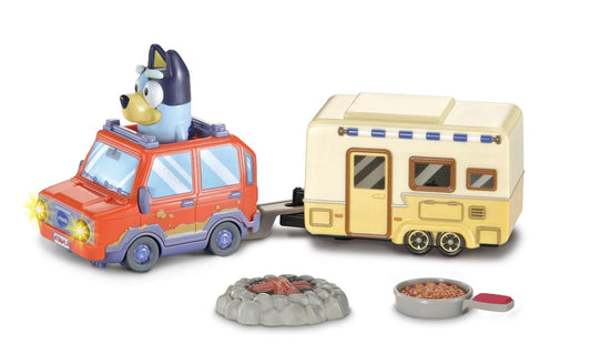 VTech Toot-Toot Drivers Bluey Family Car & Caravan