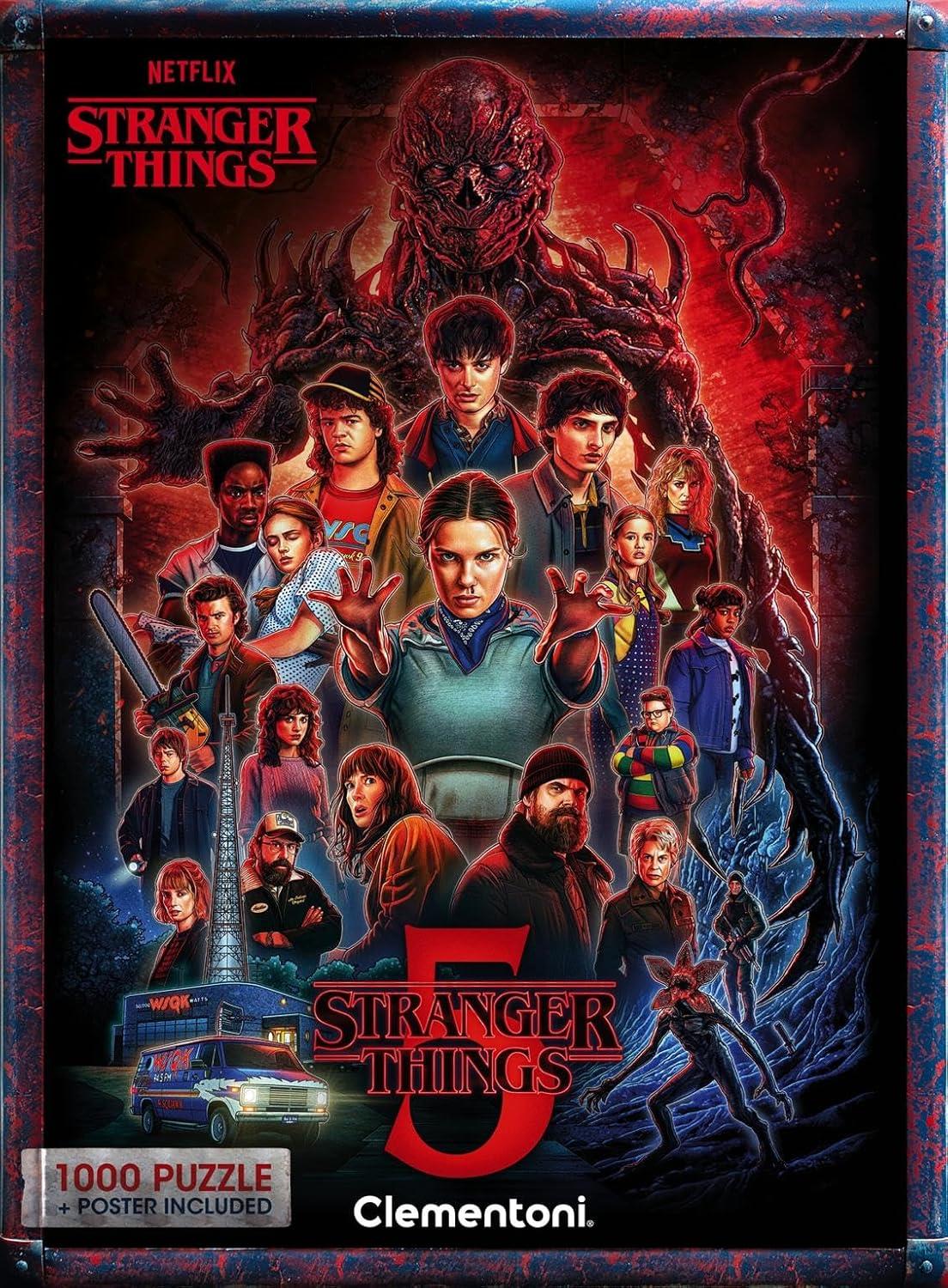 Clementoni Stranger Things 5 1000 piece puzzle