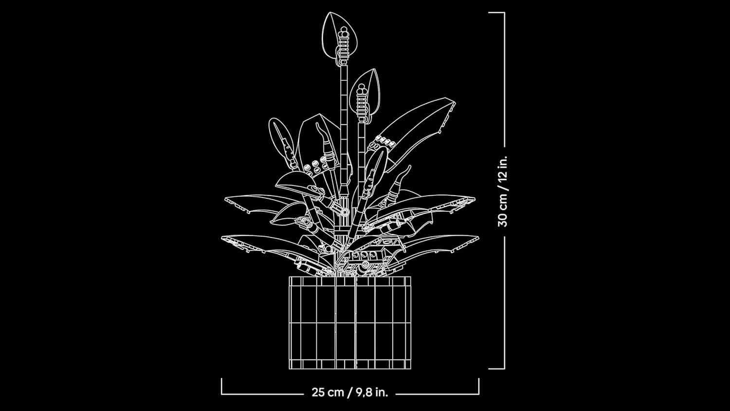 LEGO Botanicals Peace Lily 11504