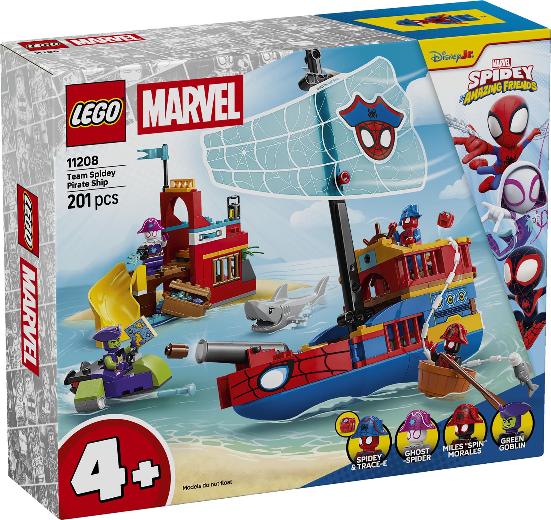 LEGO Marvel Team Spidey Pirate Ship 11208
