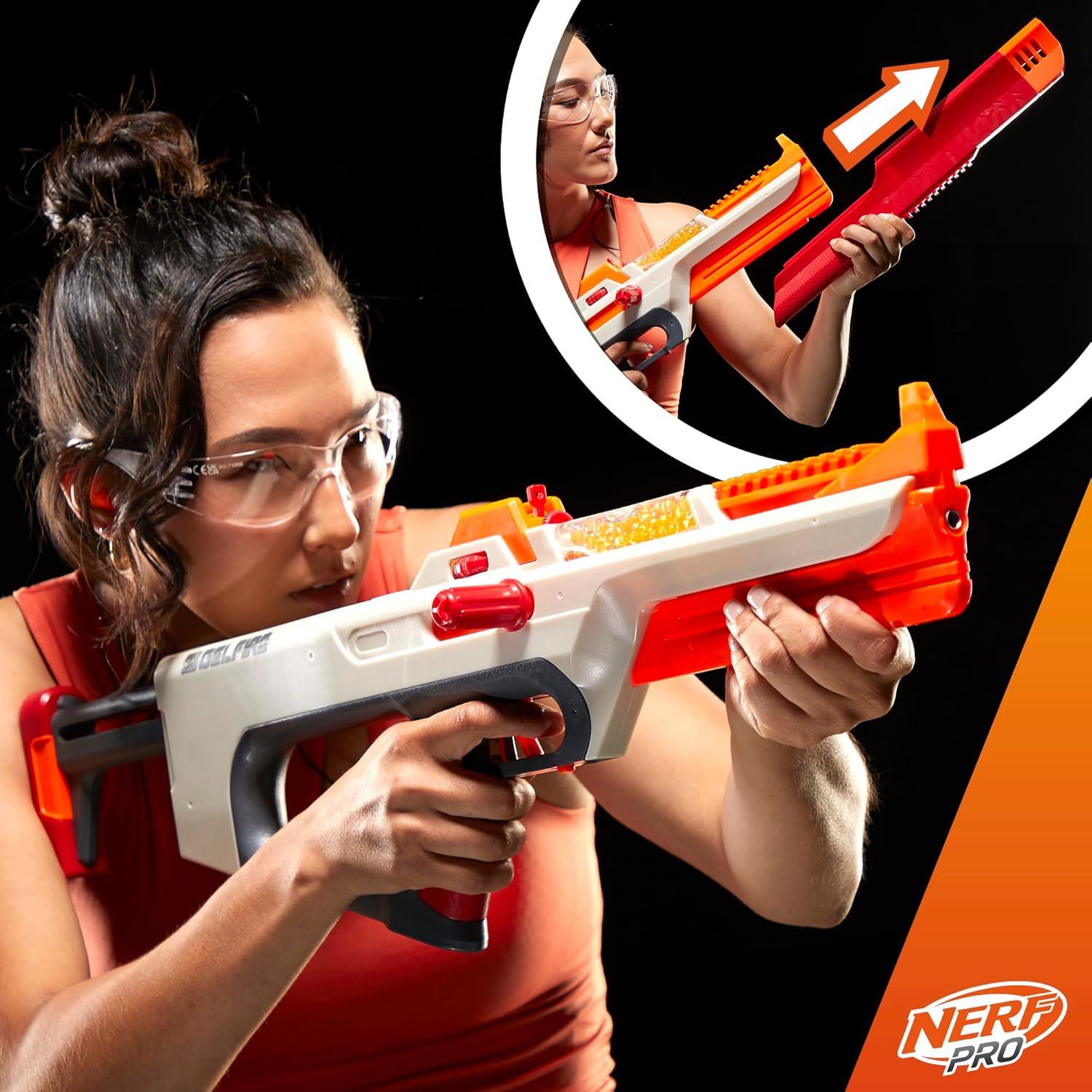 Nerf Pro Gelfire Ghost Bolt Action Blaster with 5000 rounds