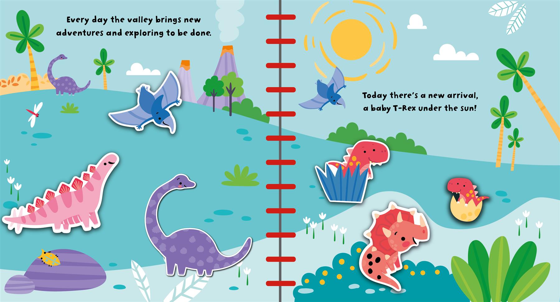 Silicone Sticker Book - Dinosaurs