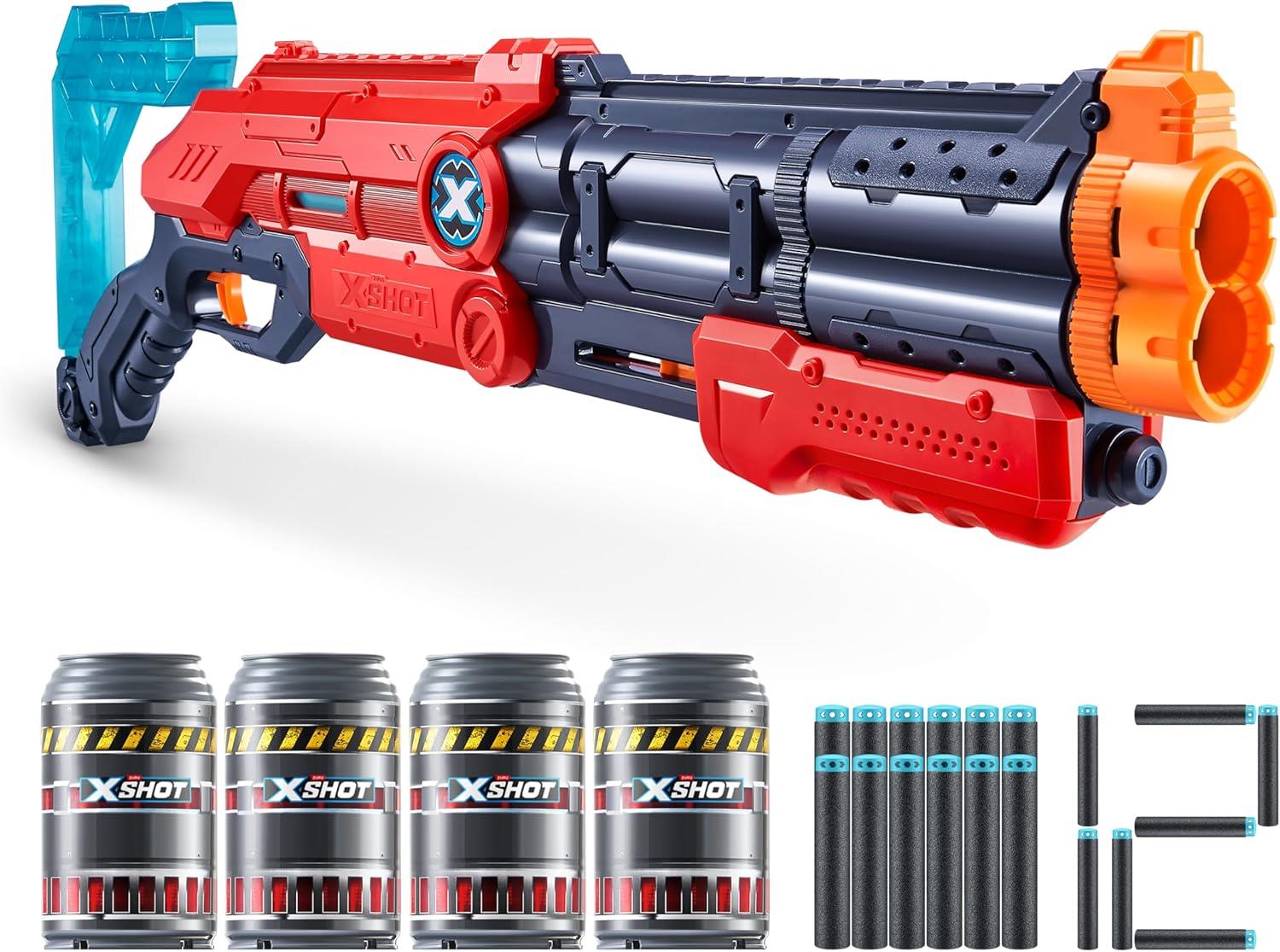 Zuru X-Shot Vigilante Dart Blaster with 4 Cans & 12 Darts