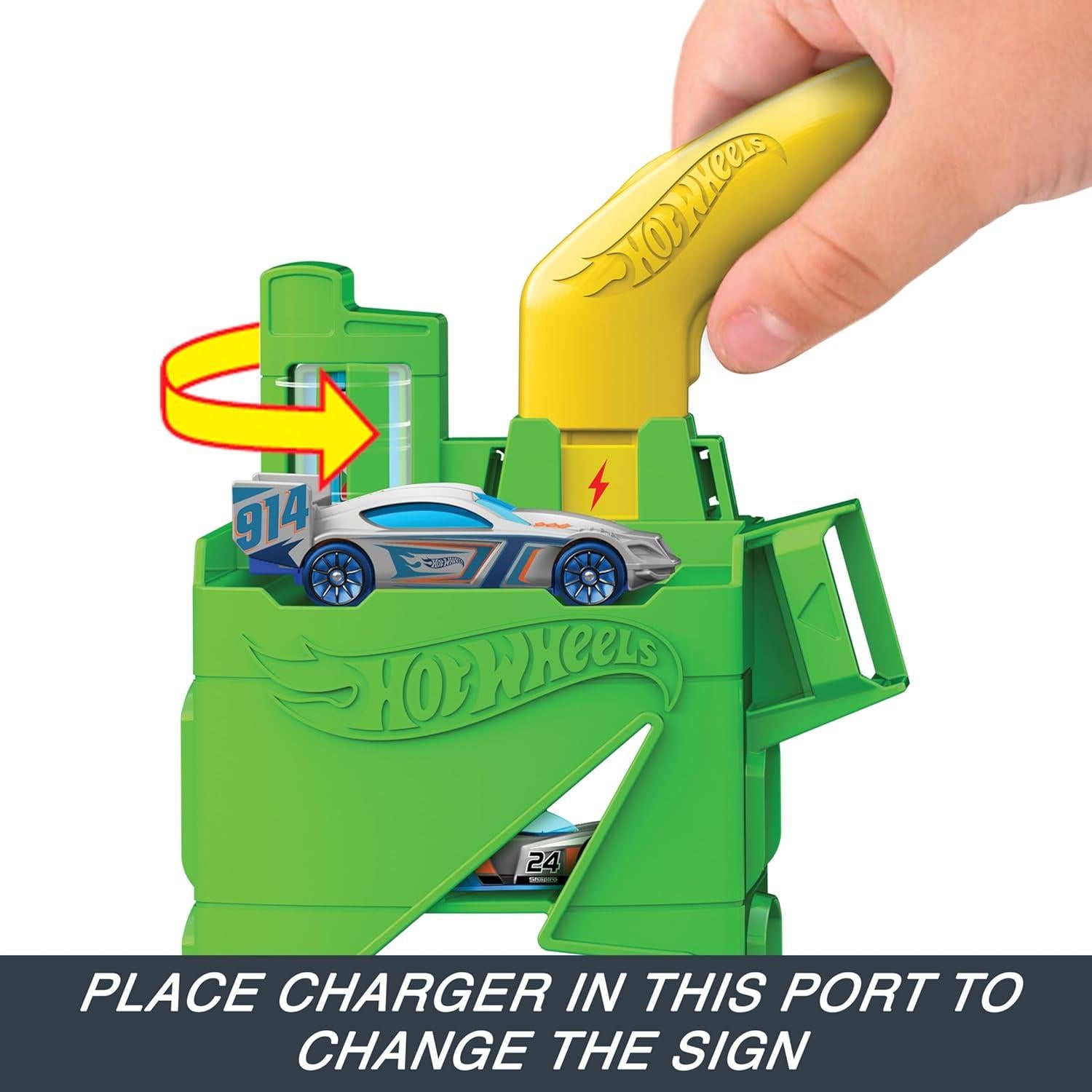 Hot Wheels City Super Recharge Fuel Station Playset