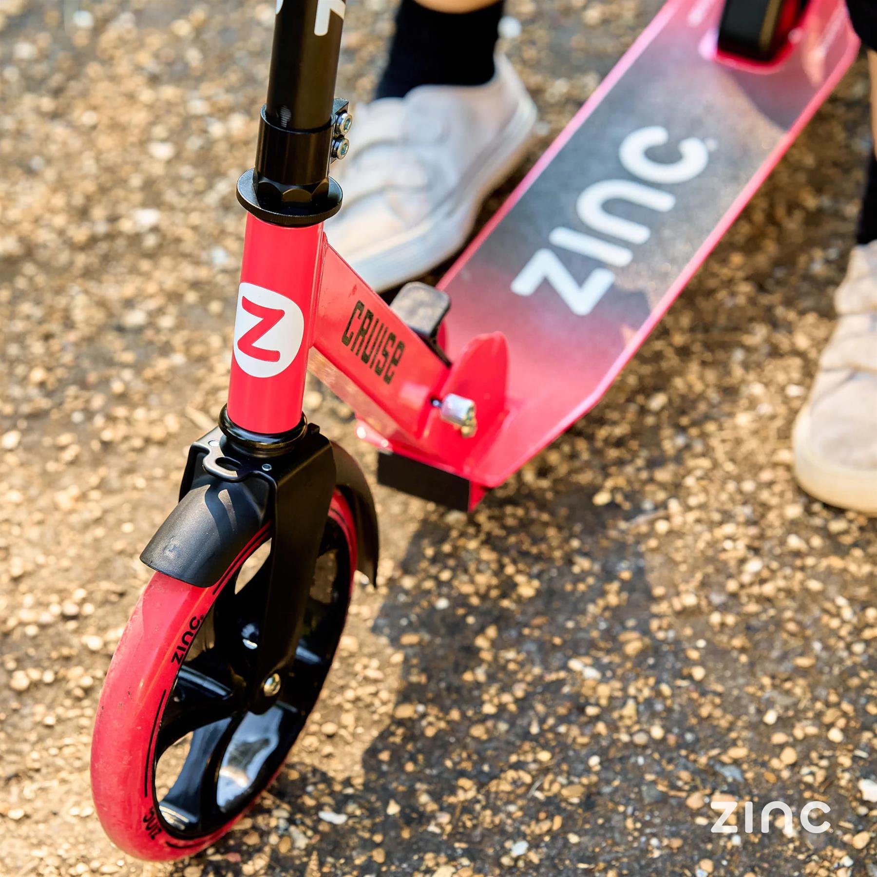 Zinc Cruise Big Wheel Folding Scooter