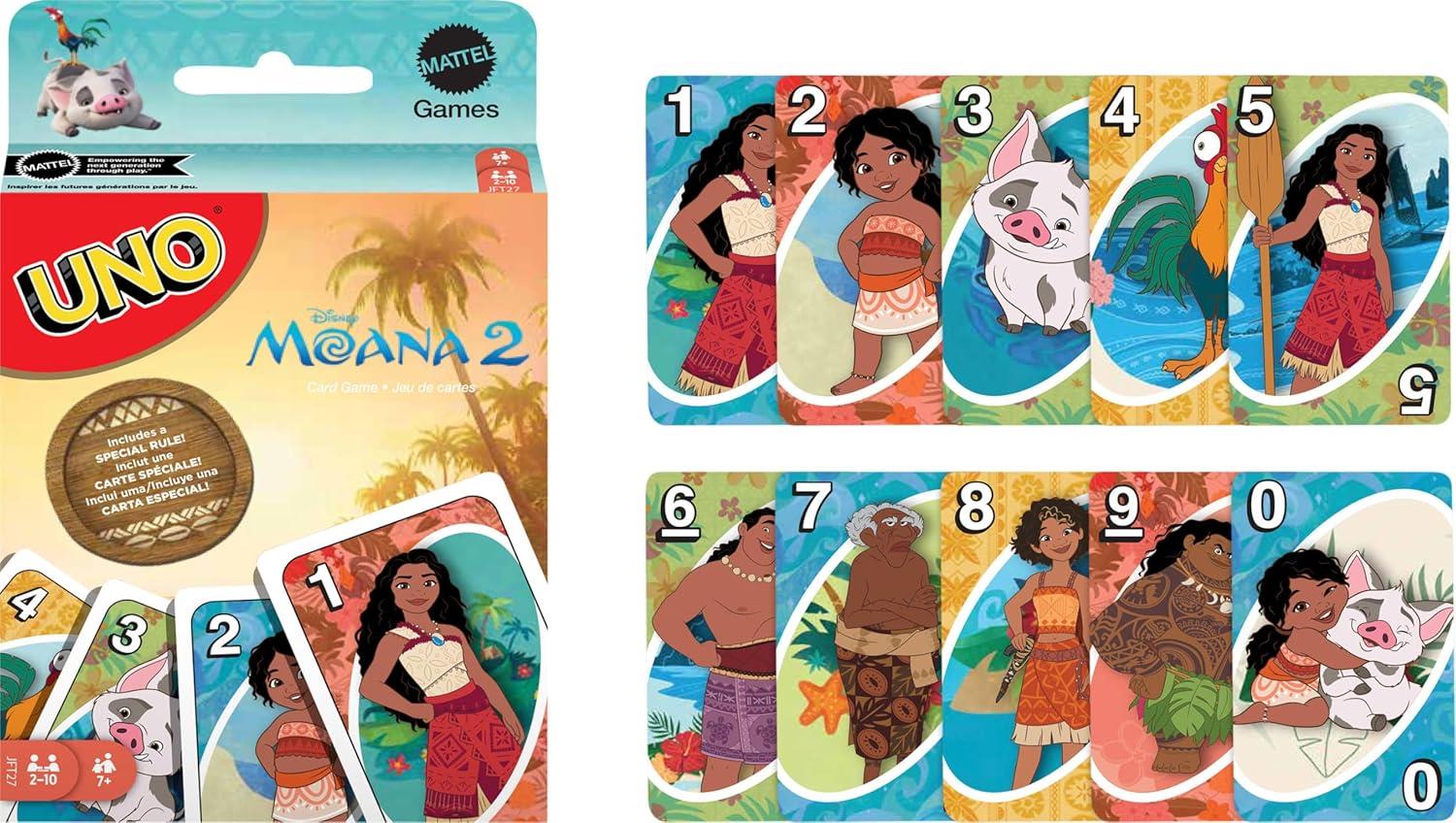 UNO Disney Moana 2 Card Game