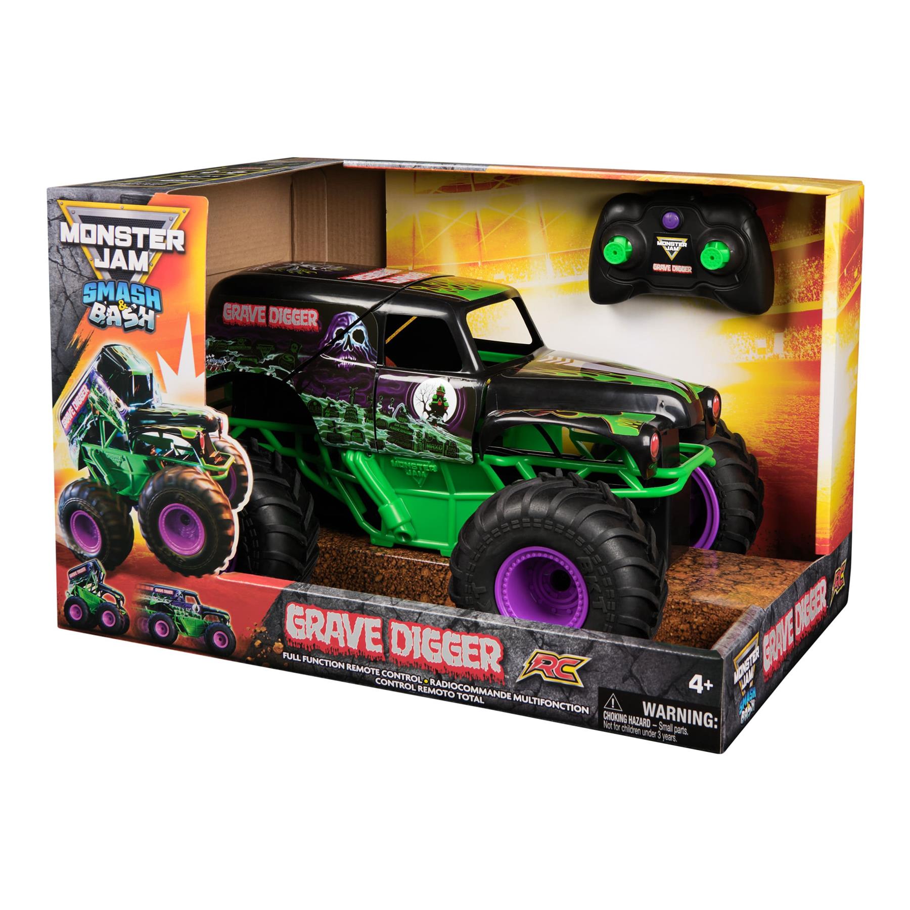 Monster Jam Smash and Bash 1:15th Grave Digger