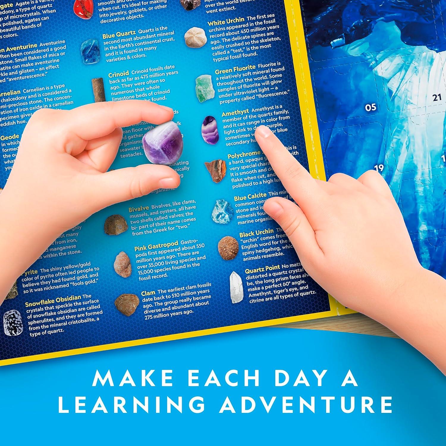 National Geographic Rock Minerals & Fossil Advent Calendar