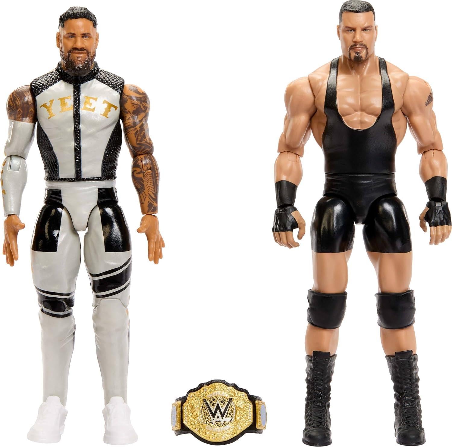 WWE Main Event Showdown 6 Inch Action Figures - Bron Breakker vs Jey Uso