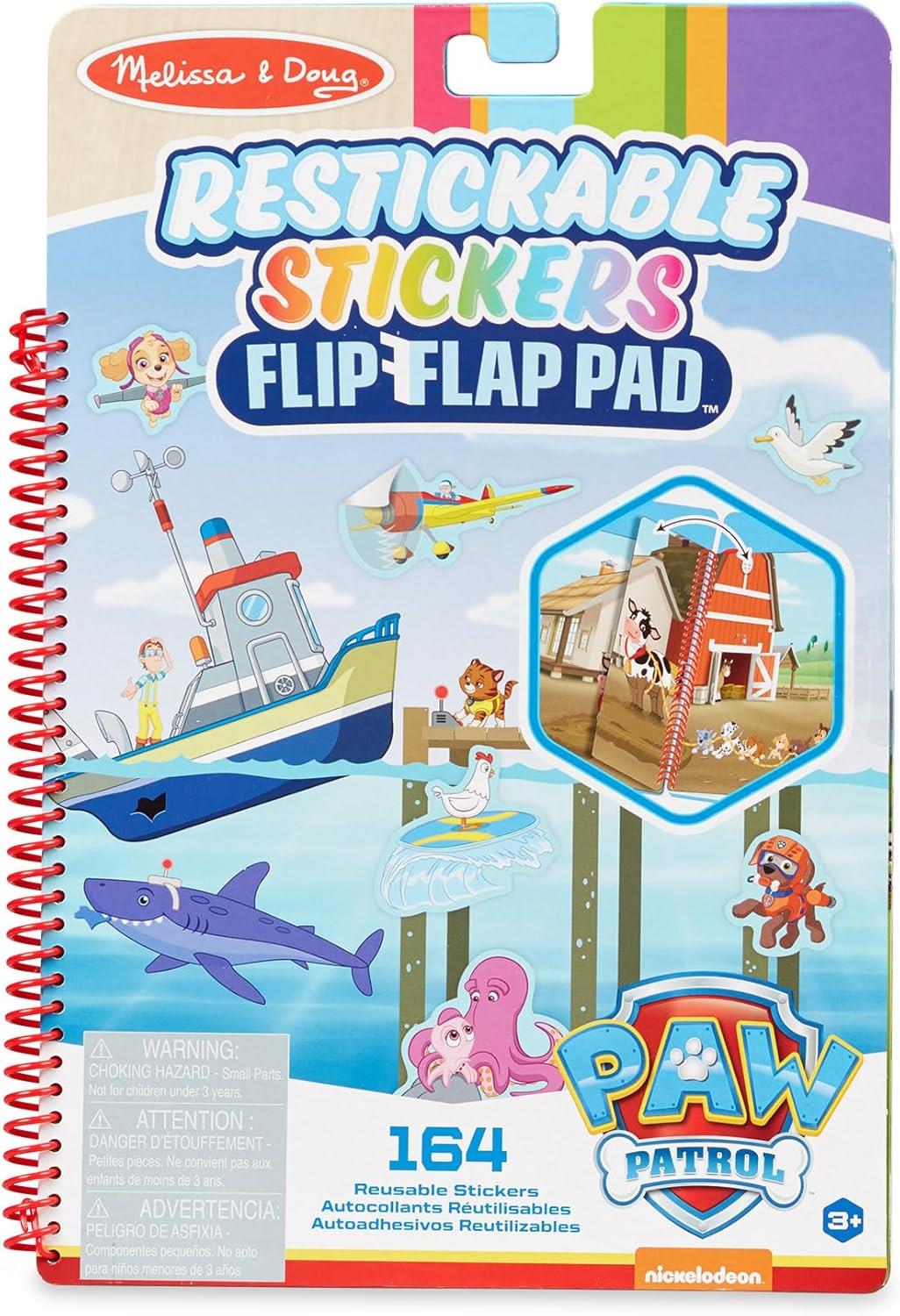 Melissa & Doug PAW Patrol Restickable Stickers Adventure Bay