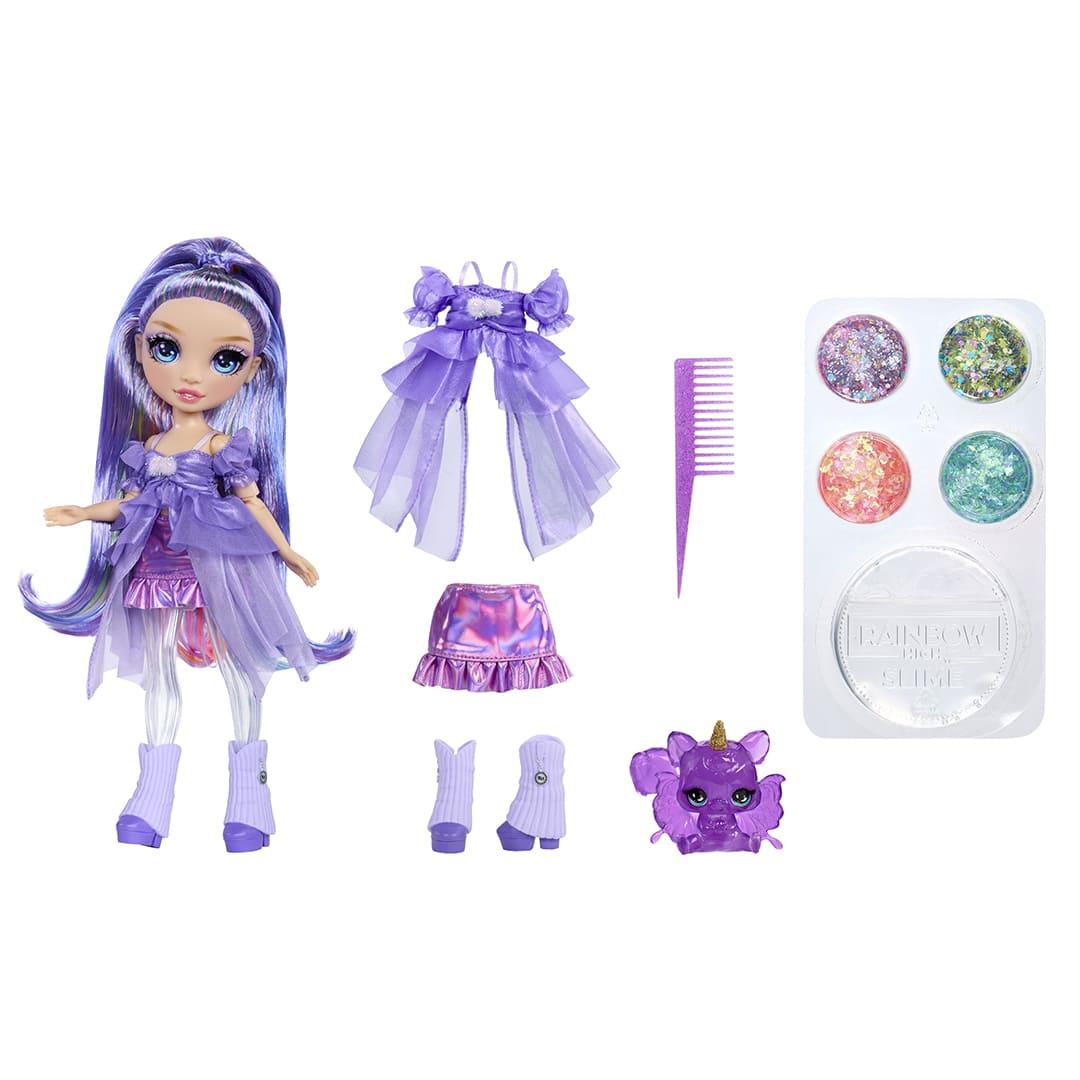 Rainbow High Shimmers with Slime Fashion Doll - Violet Willow