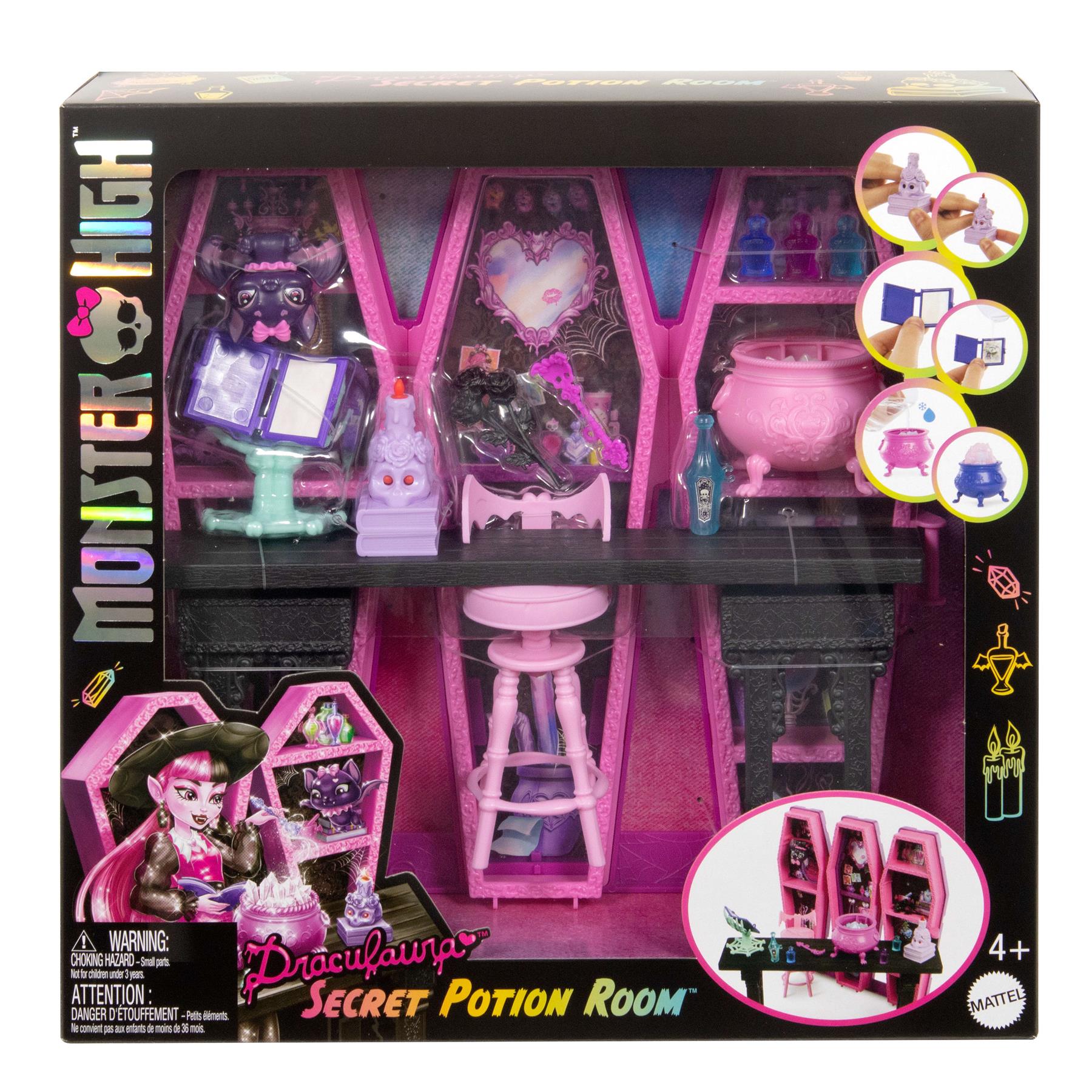 Monster High Draculaura Secret Potion Room Doll Playset