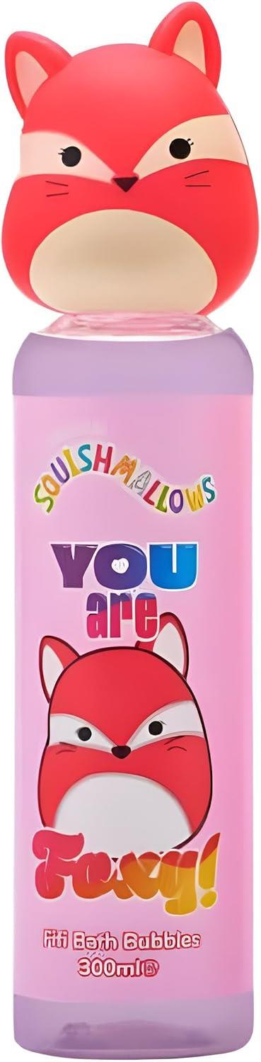 Squishmallows 300ml Bath Bubbles with Topper Gift