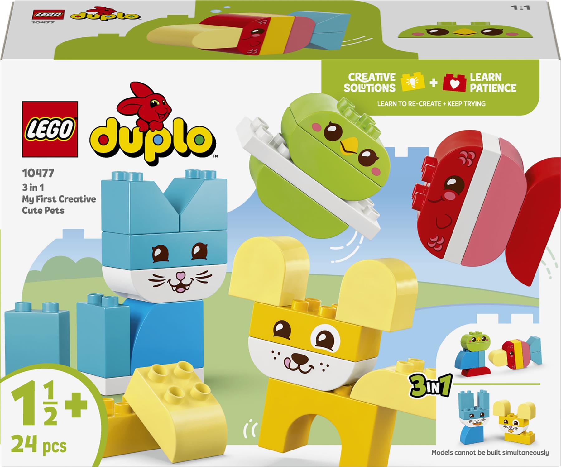 LEGO Duplo 3 in 1 Creative Cute Pets 10477