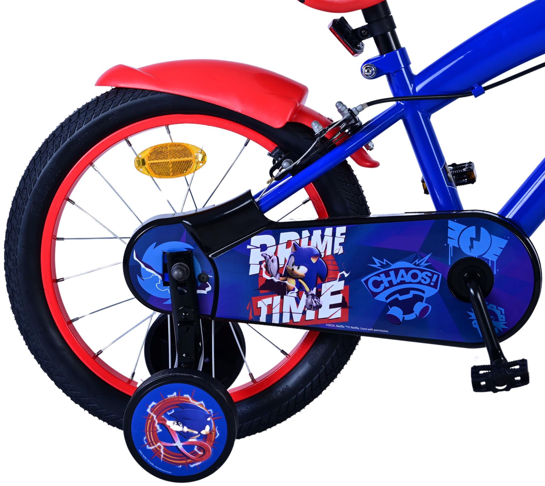 Sonic Prime Children's 16 Inch Bike - Blue