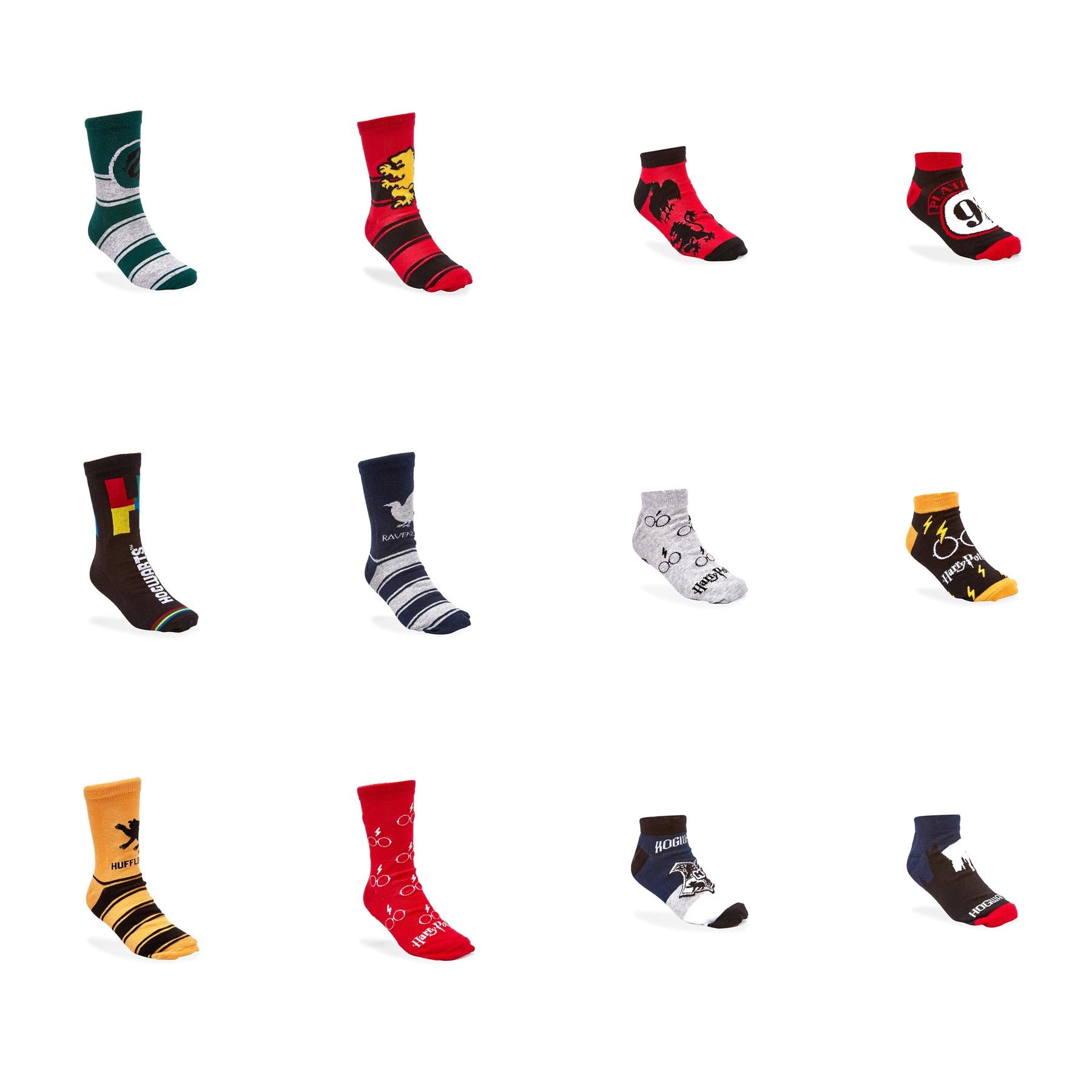 Harry Potter 24-Day Sock Advent Calendar - 12 pairs