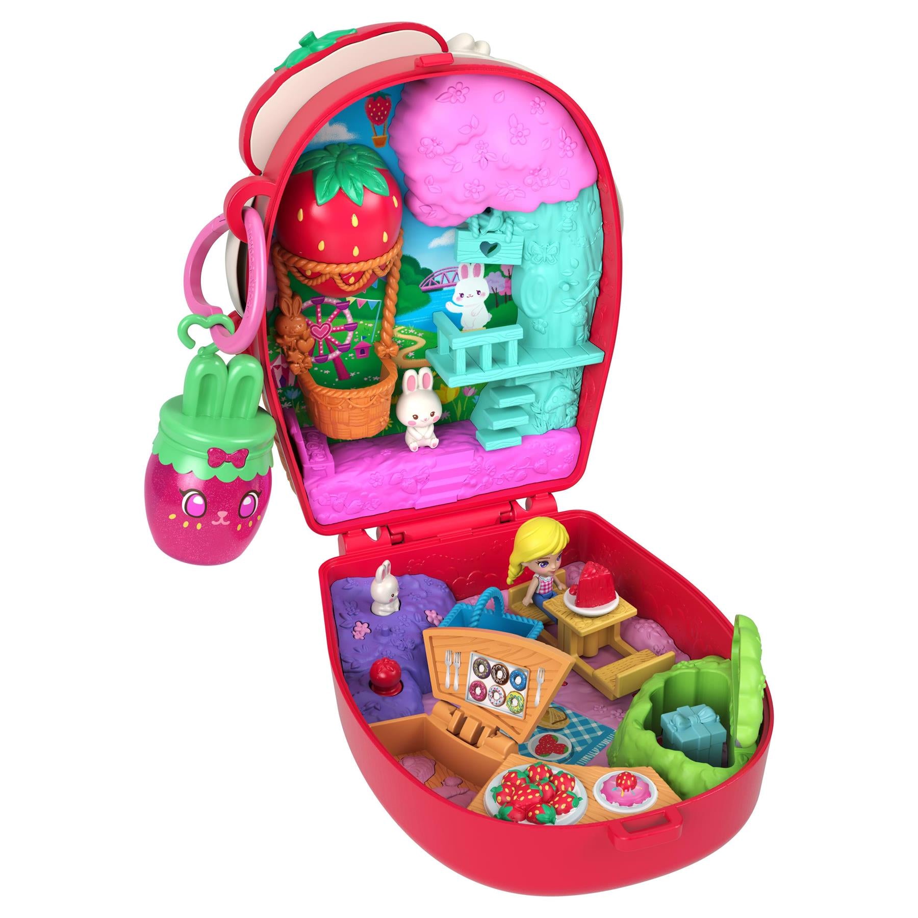 Polly Pocket Picnic Bunny Compact Playset