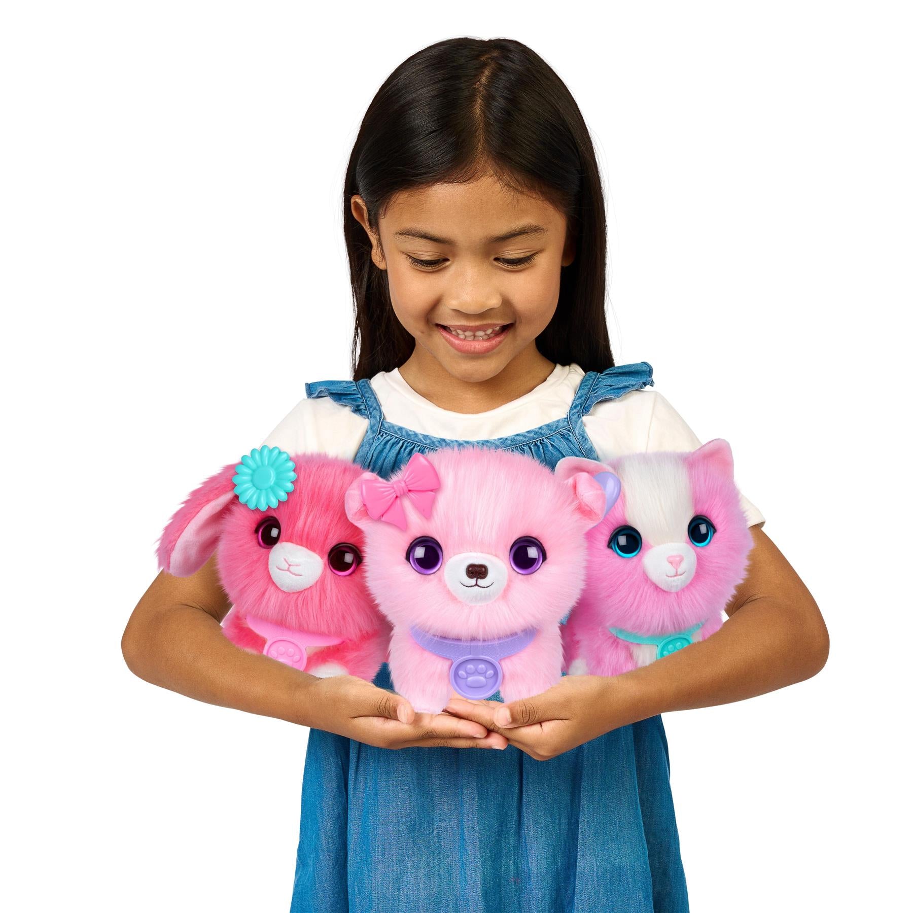 Scruff-A-Luvs Surprise Pink Assorted Pet with Carrier