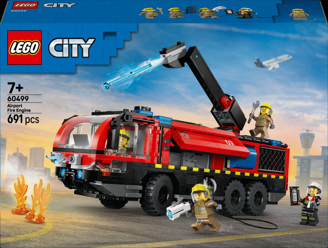 LEGO City Airport Fire Engine Truck Toy 60499