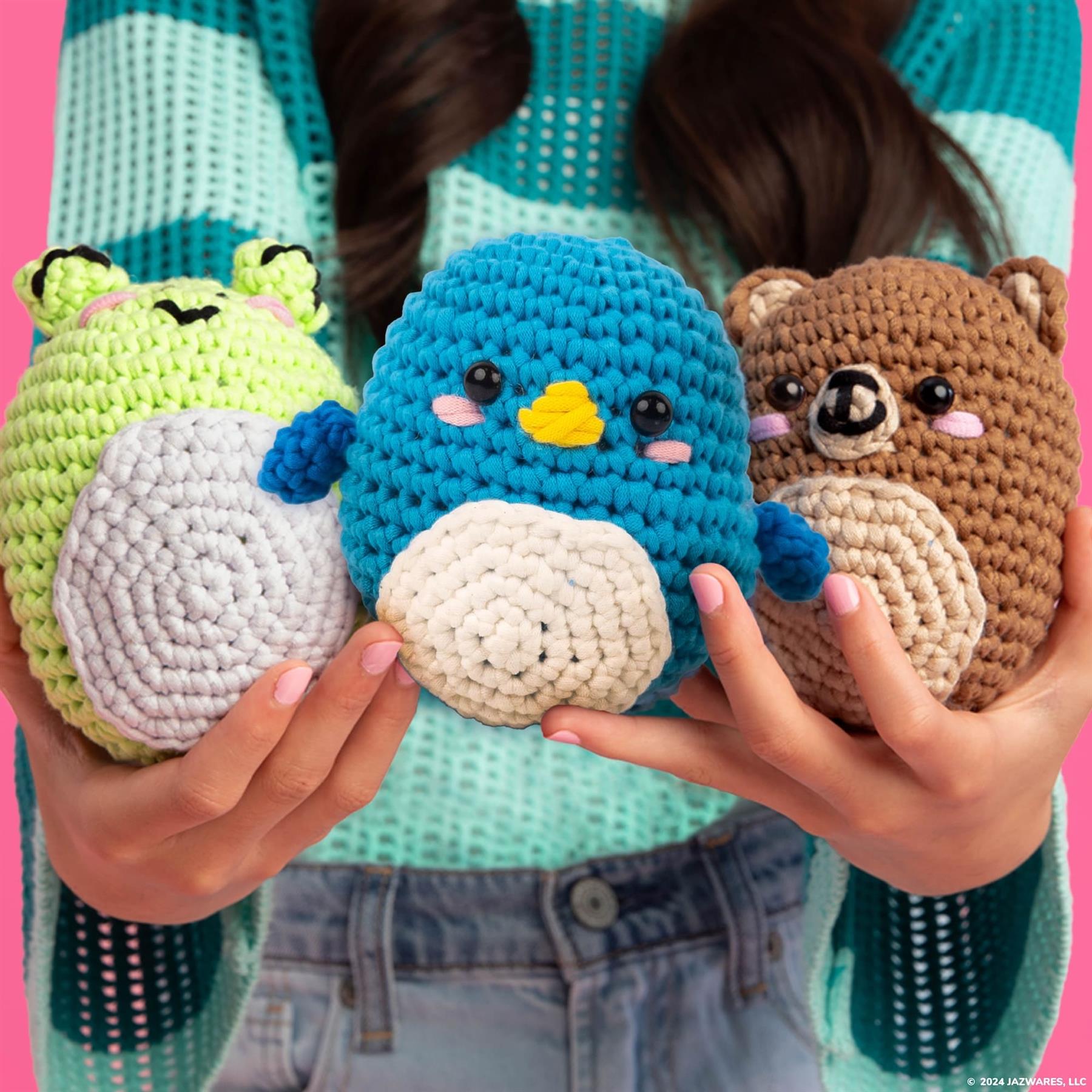 Original Squishmallows - Omar the Bear Crochet Kit