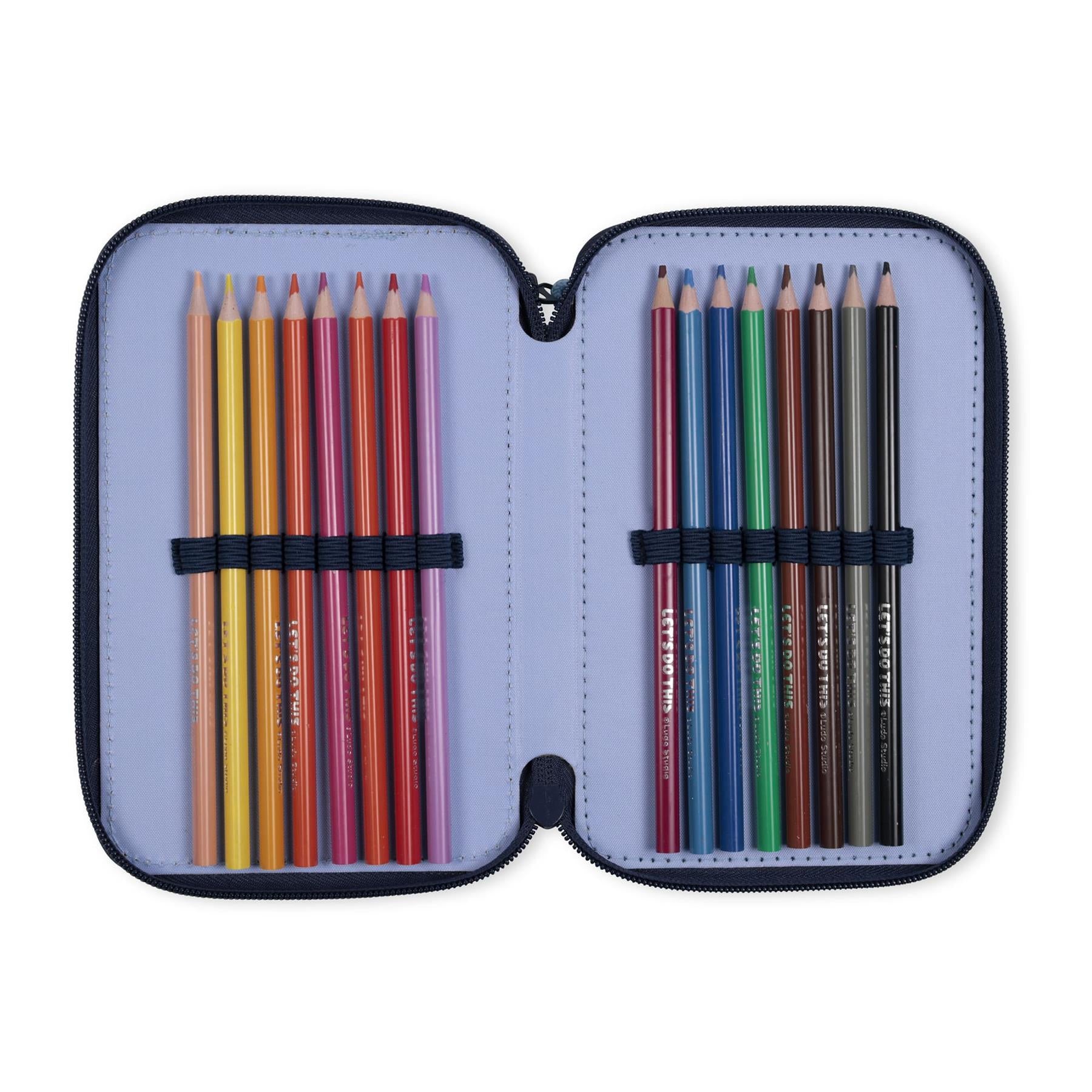 Bluey 2 Zip Stationery Filled Pencil Case
