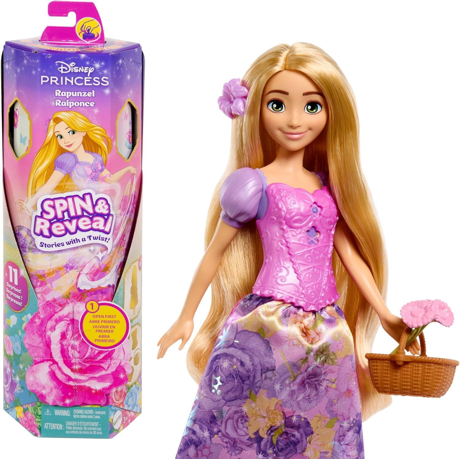 Disney Princess Spin & Reveal Doll - Rapunzel
