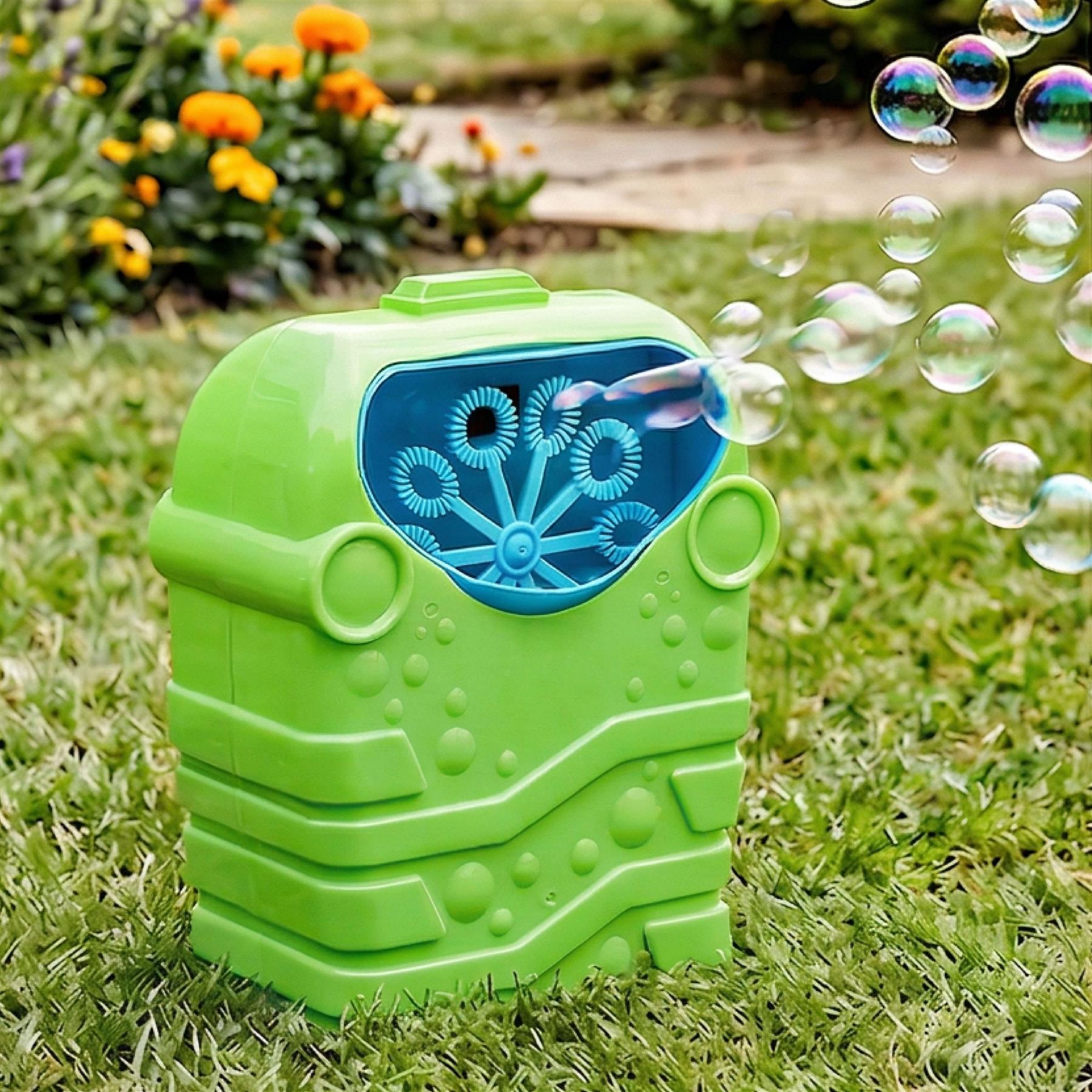 Venture Club Bubble Machine with 32OZ Bubbles - Green