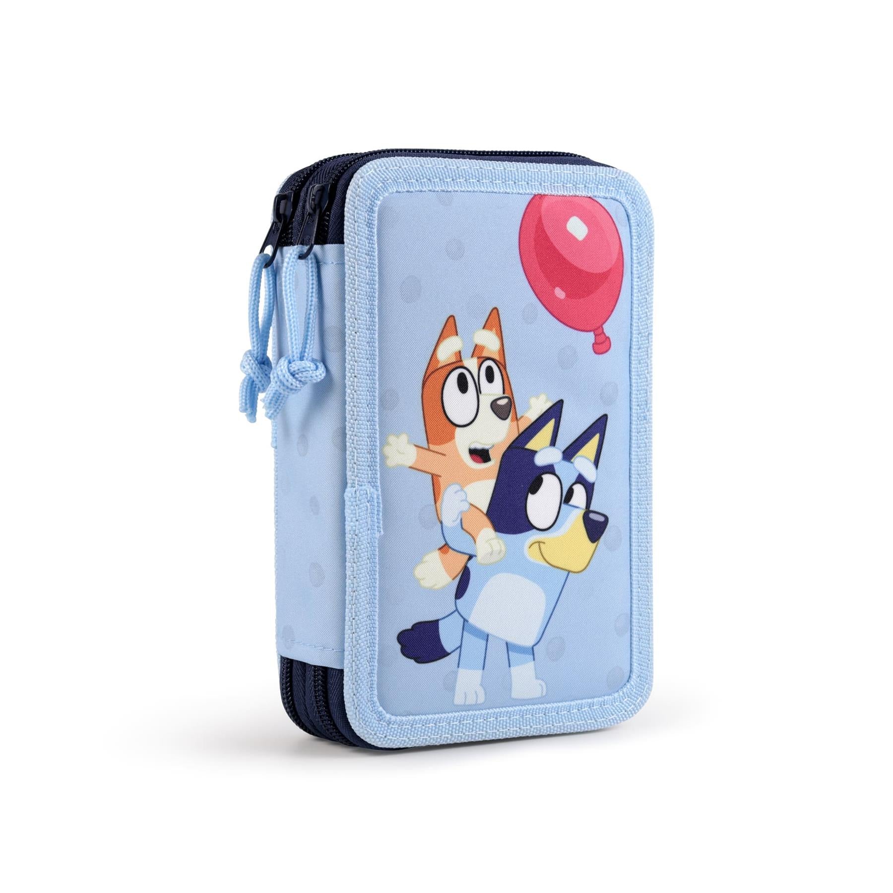 Bluey 2 Zip Stationery Filled Pencil Case