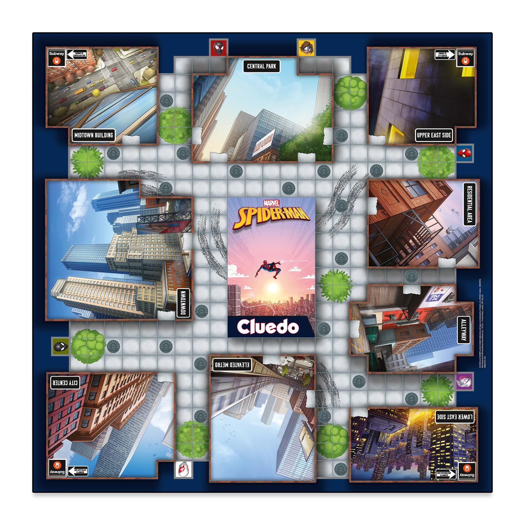 Winning Moves Spiderman Cluedo Game