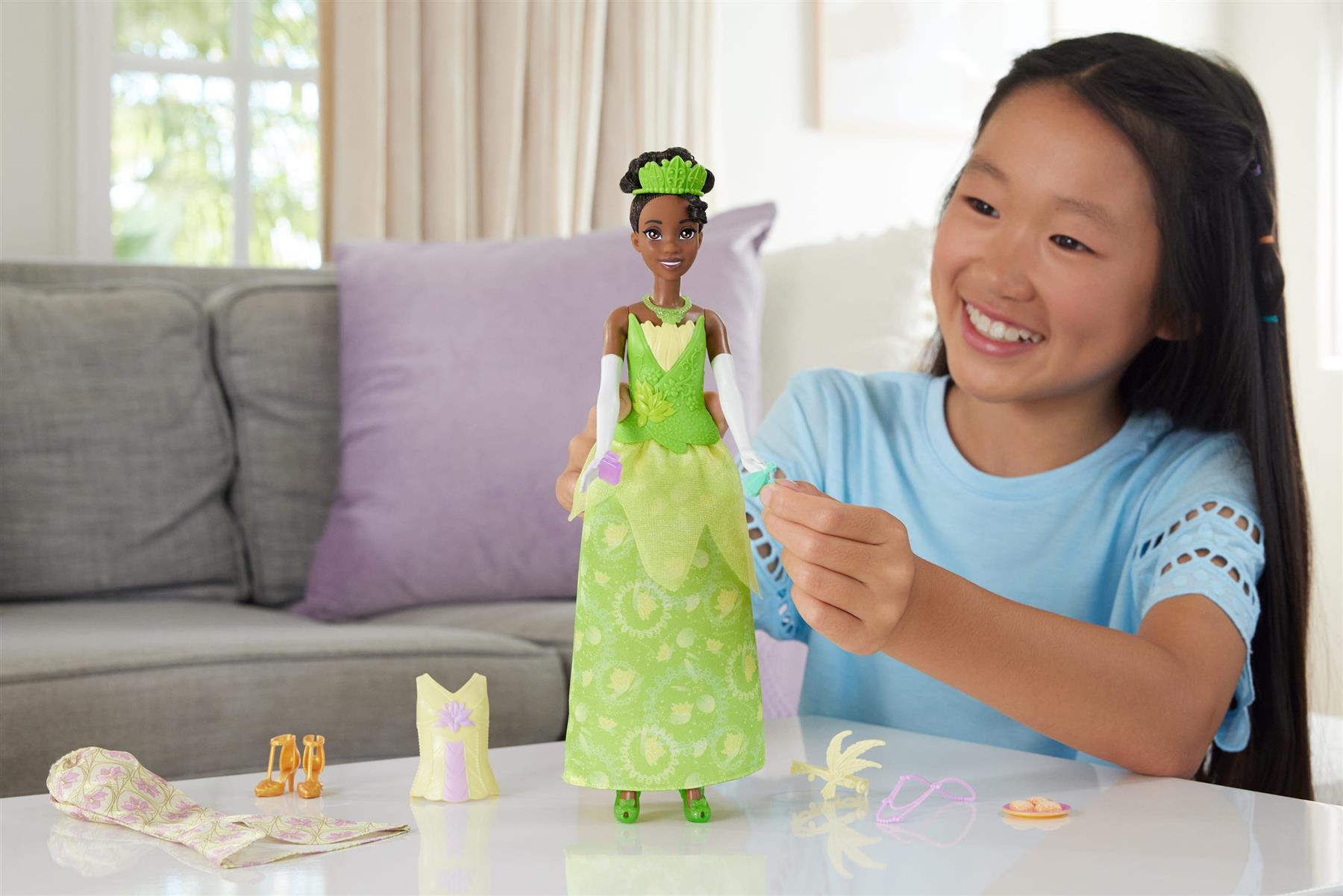 Disney Princess 2-in-1 Stories Fashion Dolls - Tiana
